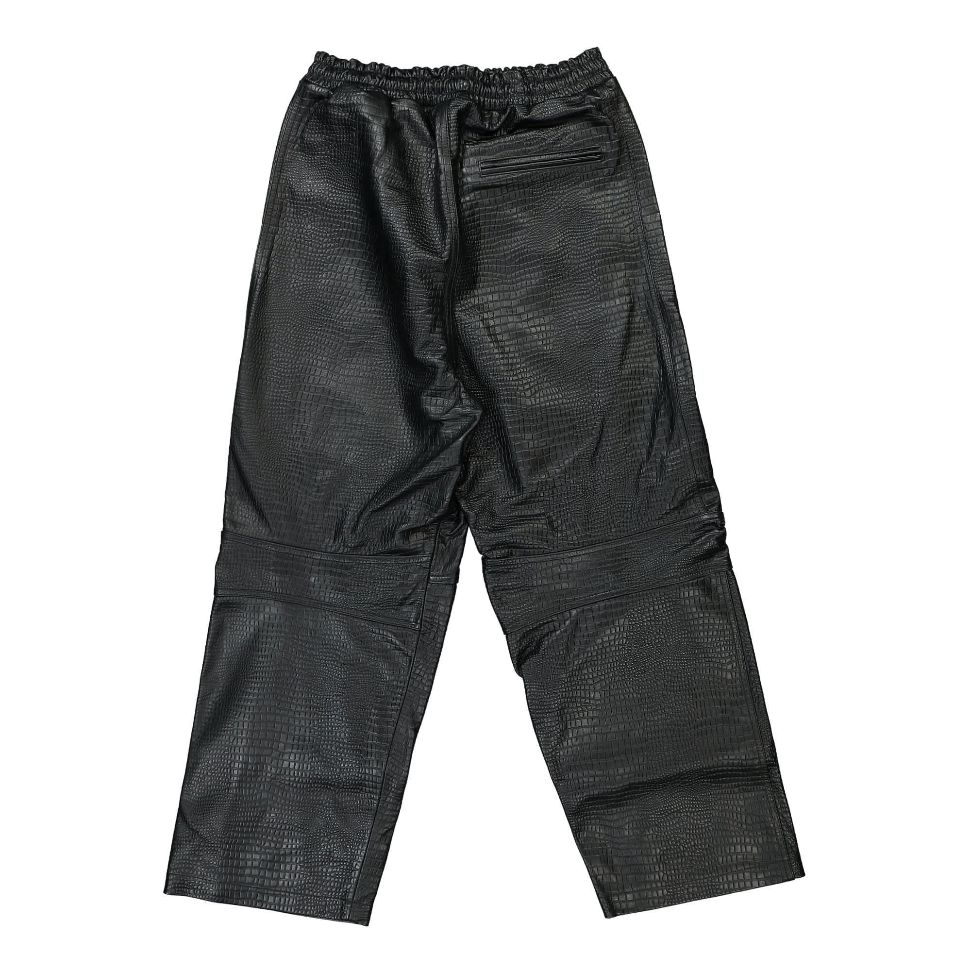 Doublet Embossed Leather Track Pants