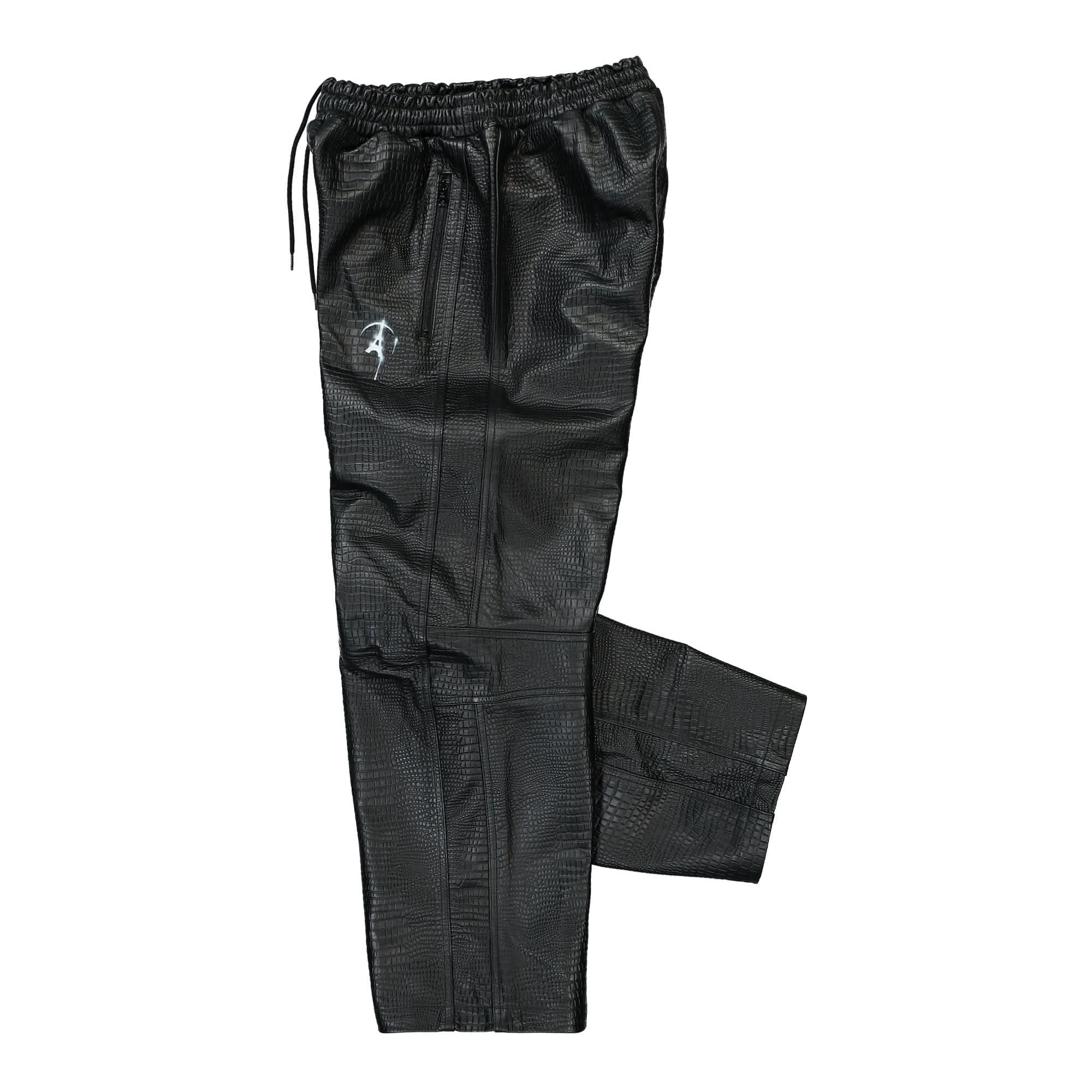 Doublet Embossed Leather Track Pants