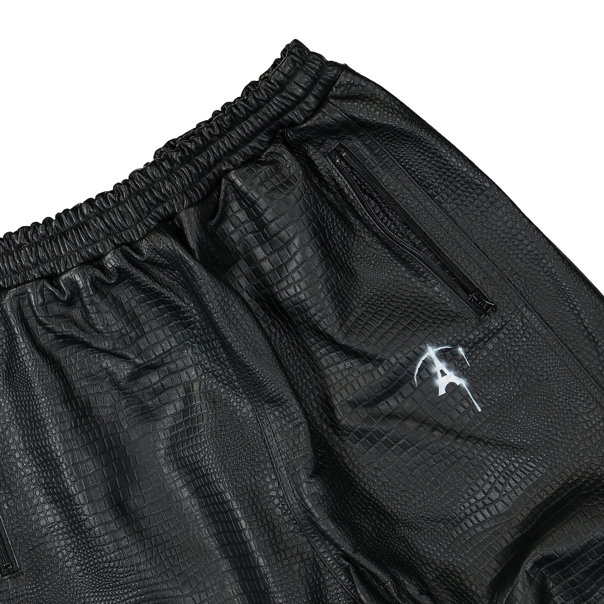 Doublet Embossed Leather Track Pants