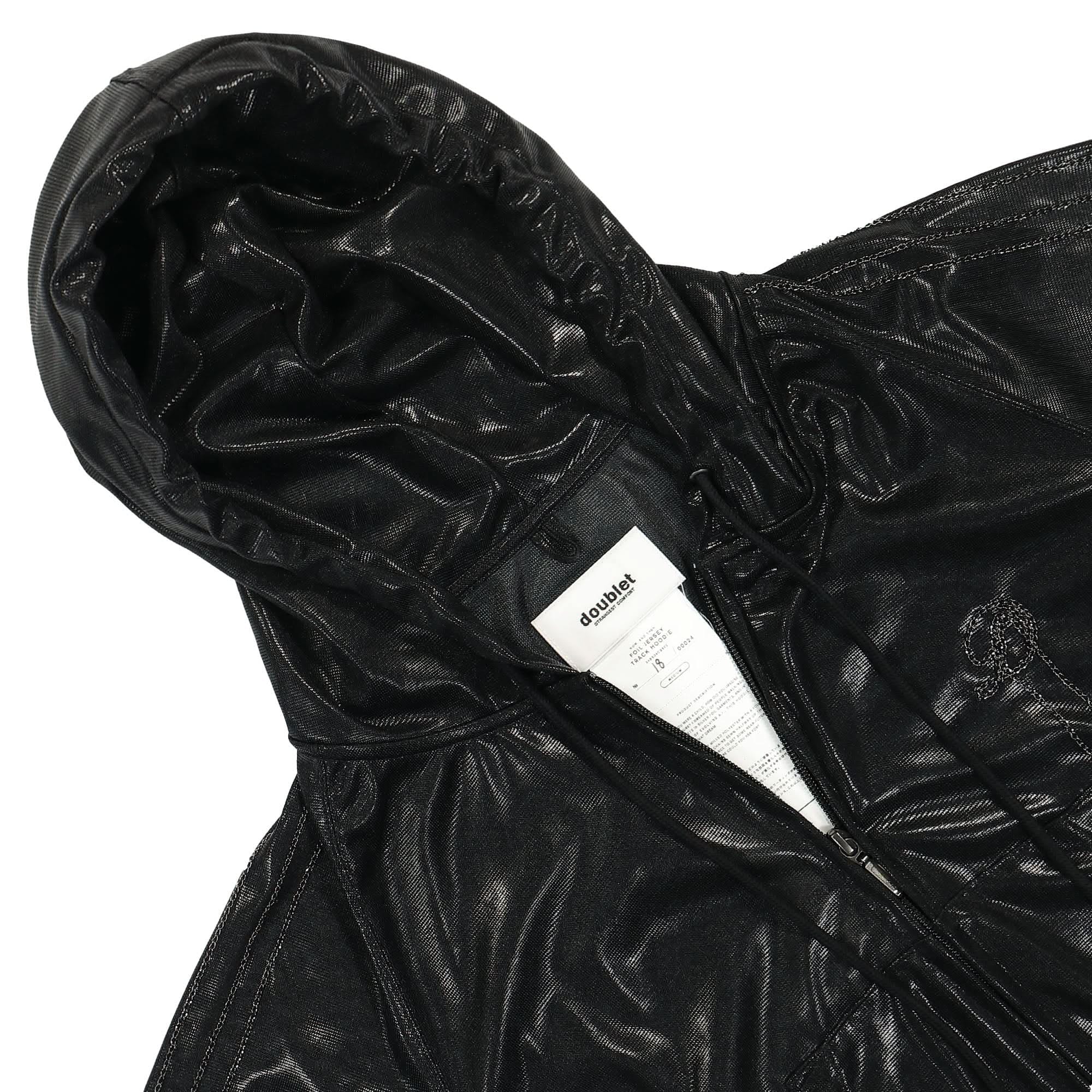 Doublet Foil Jersey Track Hoodie