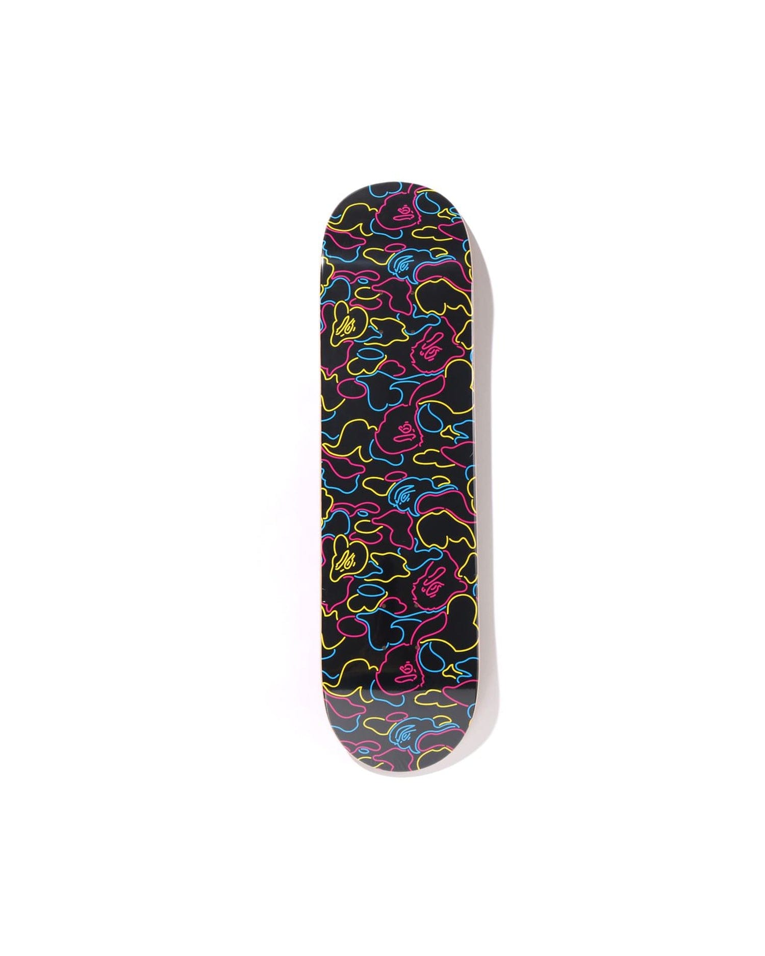 A Bathing APE Neon Camo Skateboard