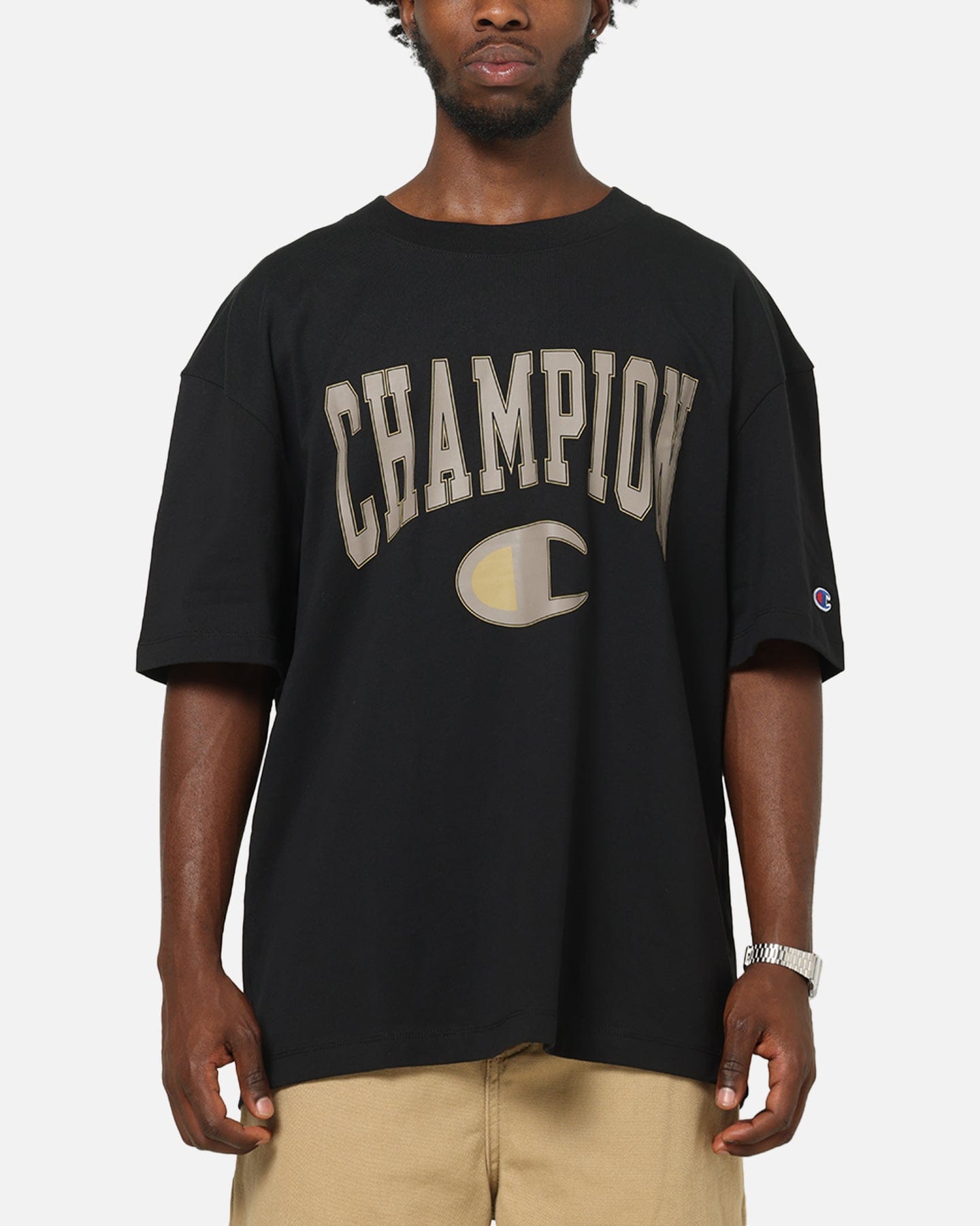 Champion CH Crew Athletic T - Shirt Black