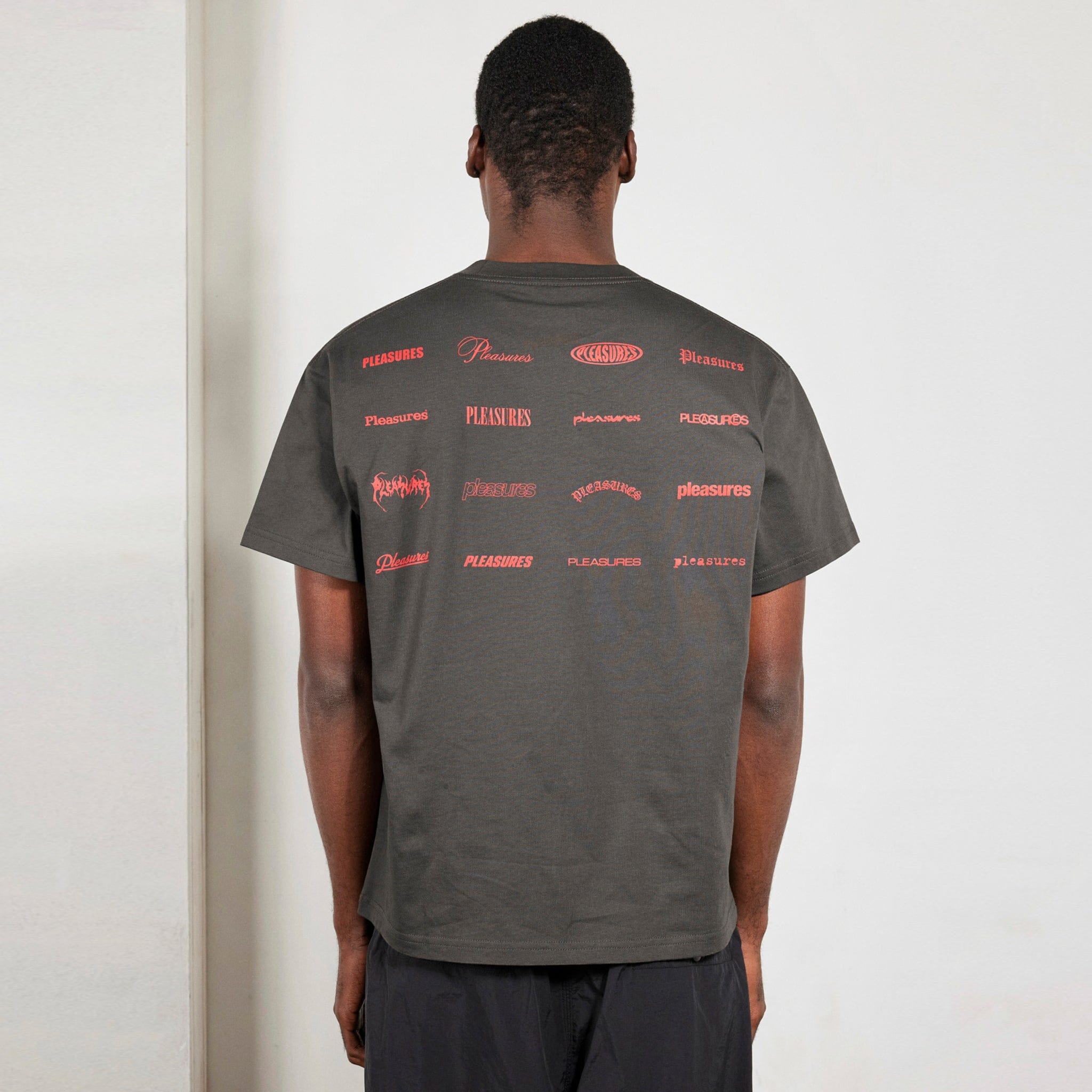 Pleasures WORDMARK T-Shirt (Charcoal)