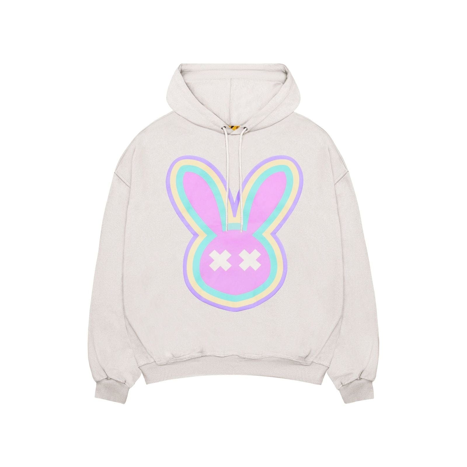 NEON RABBIT HOODIE - SAND