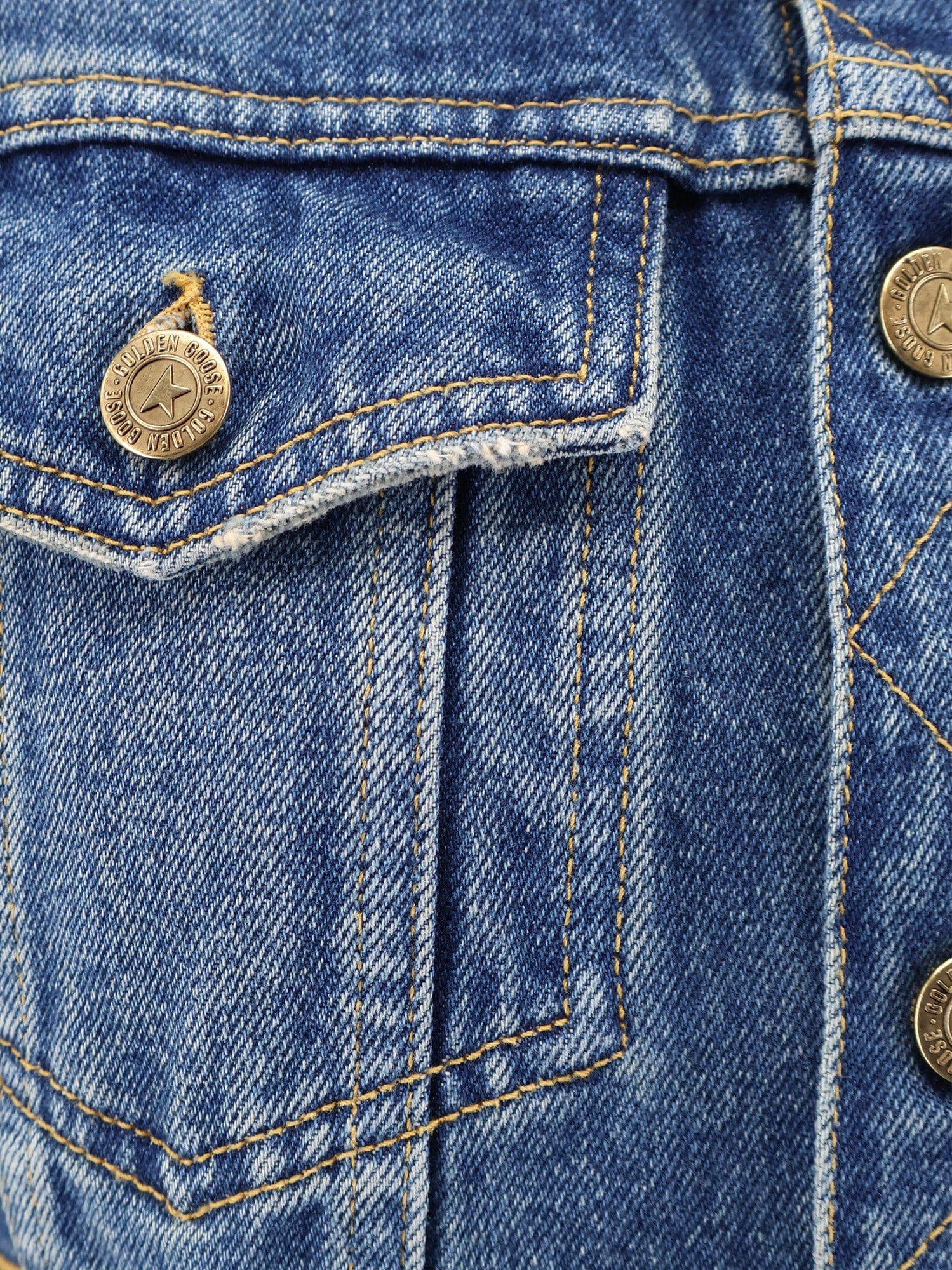 Golden GOOSE Deluxe BRAND Slim Fit Denim Jacket
