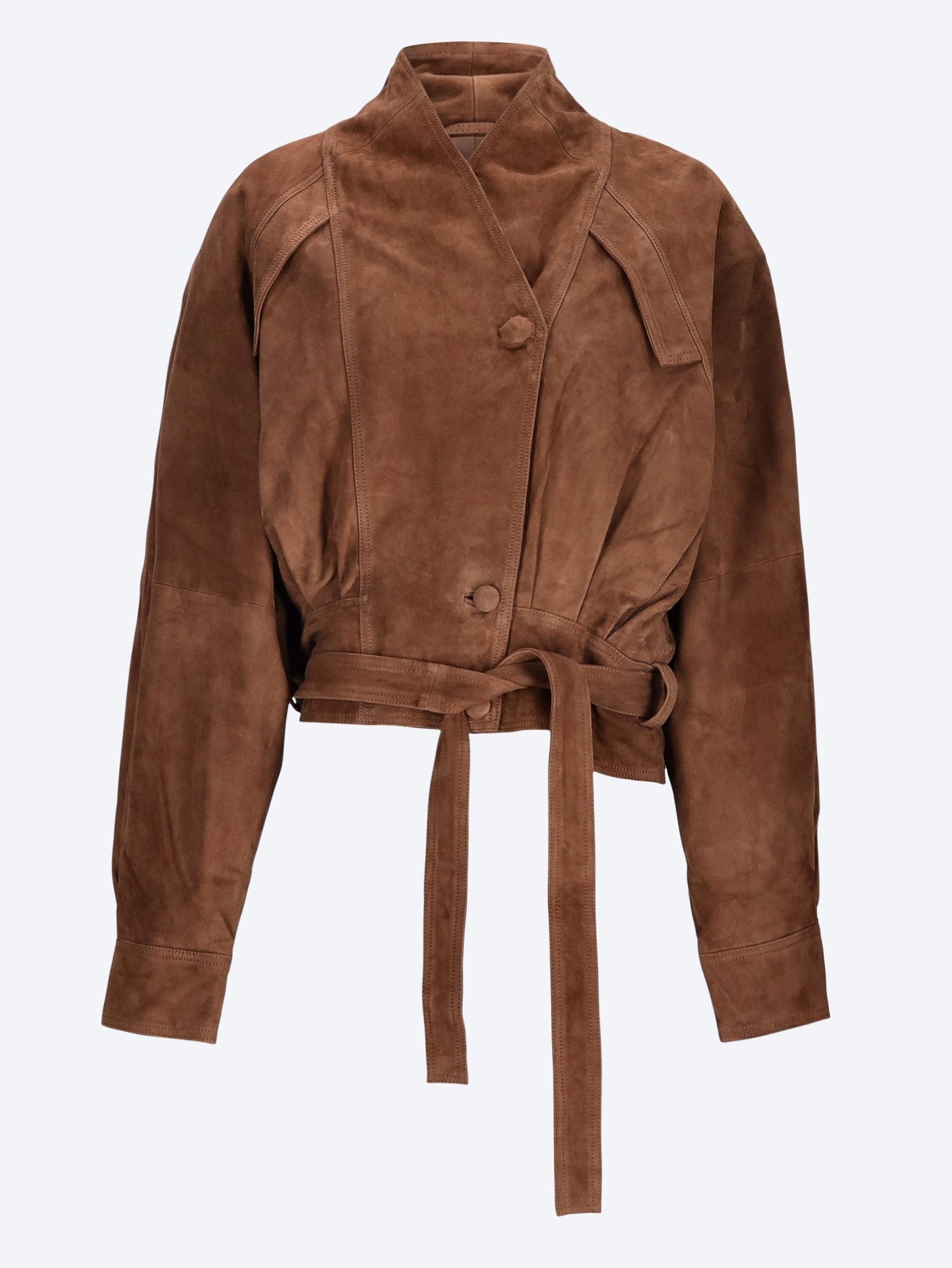 Rotate Suede bomber jacket