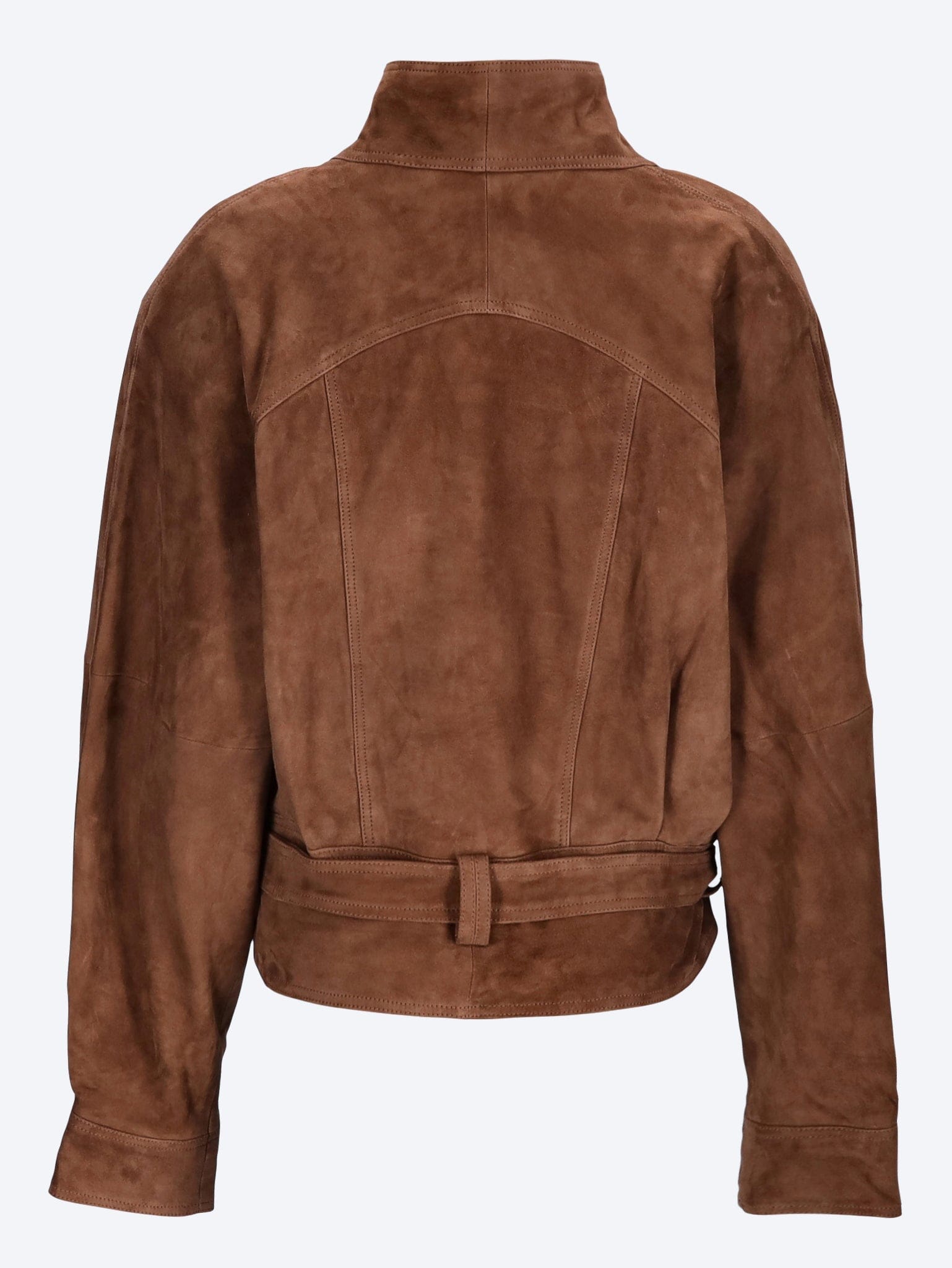 Rotate Suede bomber jacket
