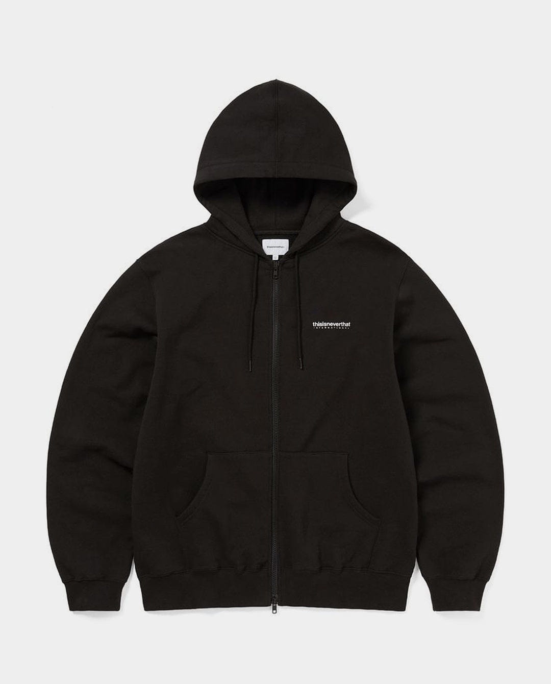 Thisisneverthat - Intl. Logo Zip - Hoodie - Off Black