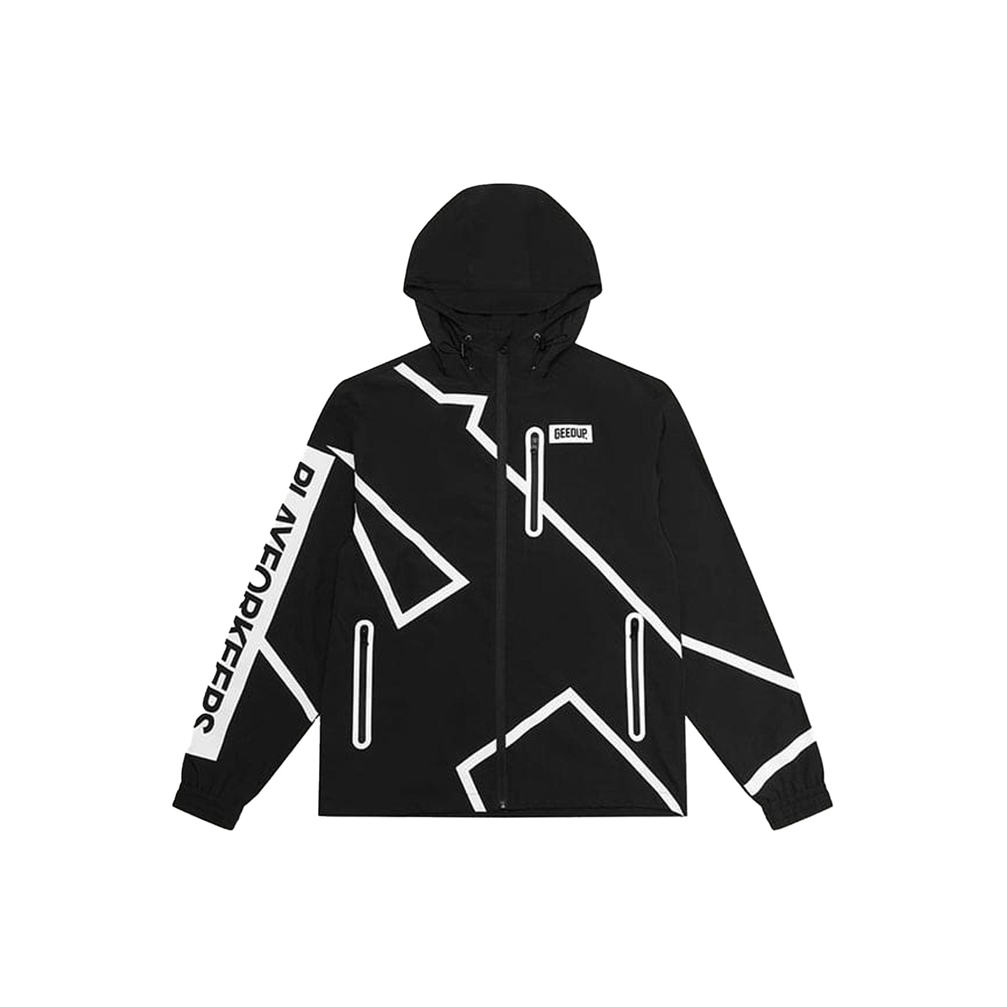 Geedup x Arrdee Lightweight Jacket Black / White (2025)