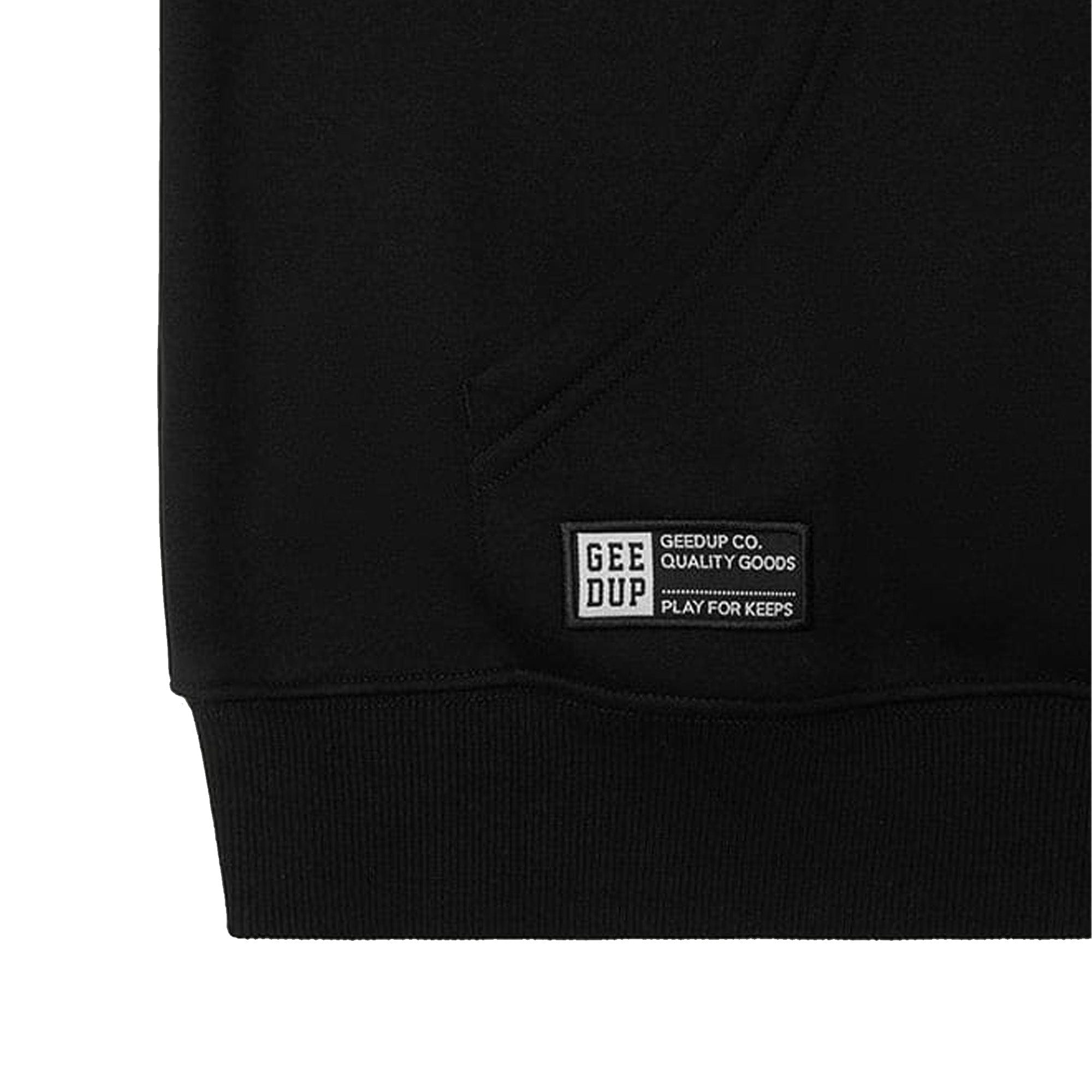Geedup Team Logo Hoodie Black / White / Red (2025)