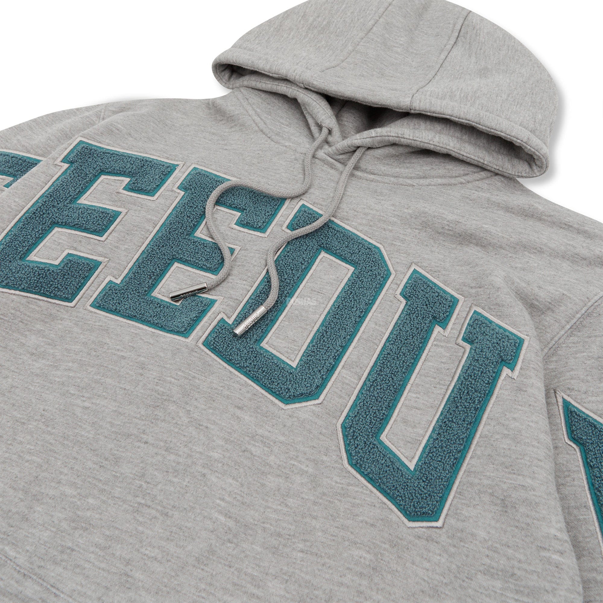 Geedup Hoodie Team Logo Grey Aqua (2022)