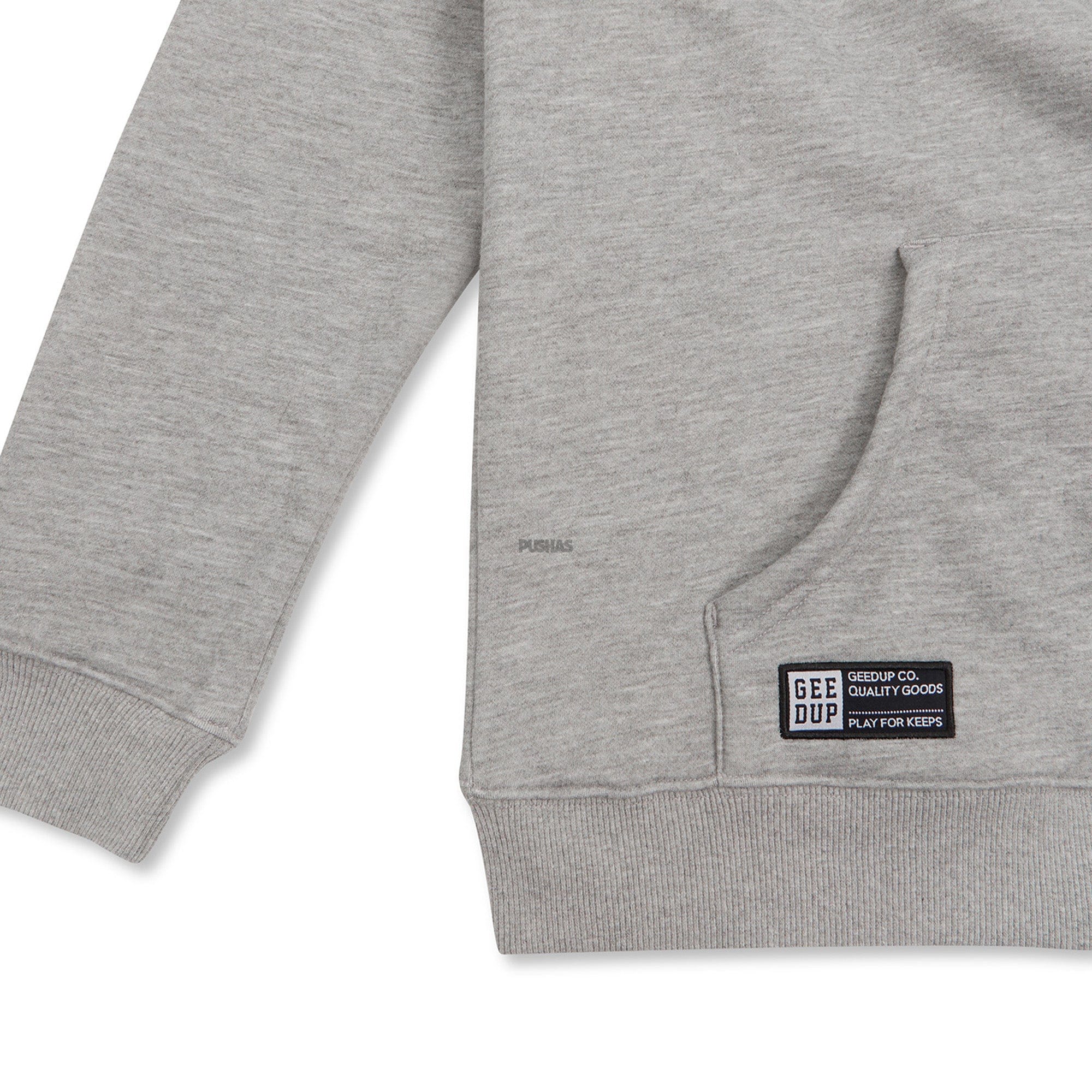 Geedup Hoodie Team Logo Grey Aqua (2022)