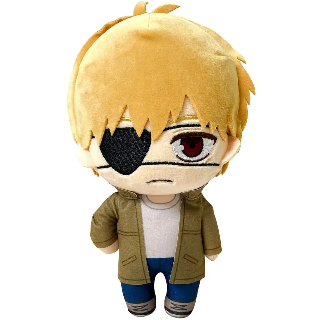 Great Eastern Entertainment Chainsaw Man - Eyepatch & Jacket Denji Plush (8") - Great Eastern Entertainment
