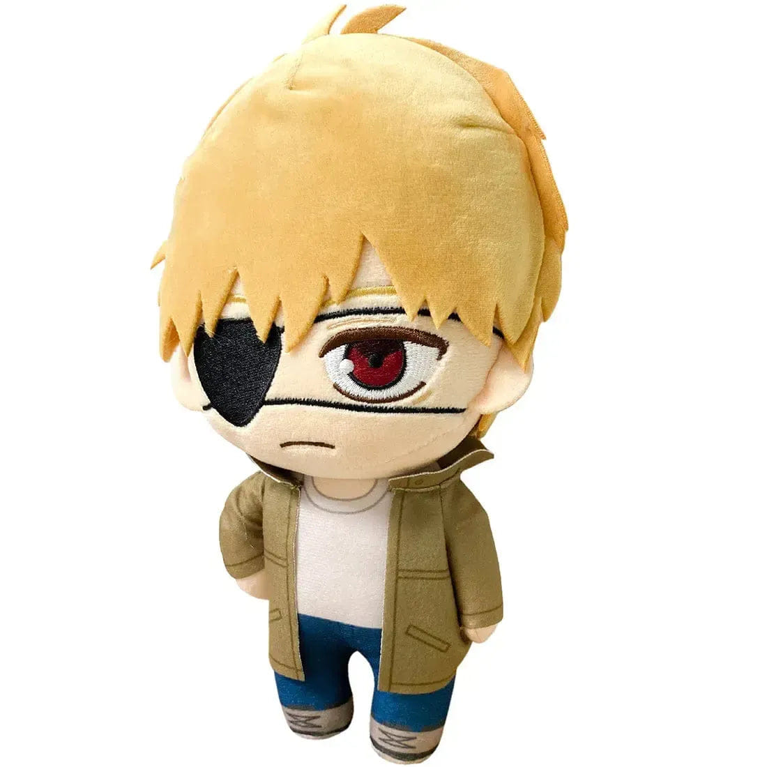 Great Eastern Entertainment Chainsaw Man - Eyepatch & Jacket Denji Plush (8") - Great Eastern Entertainment