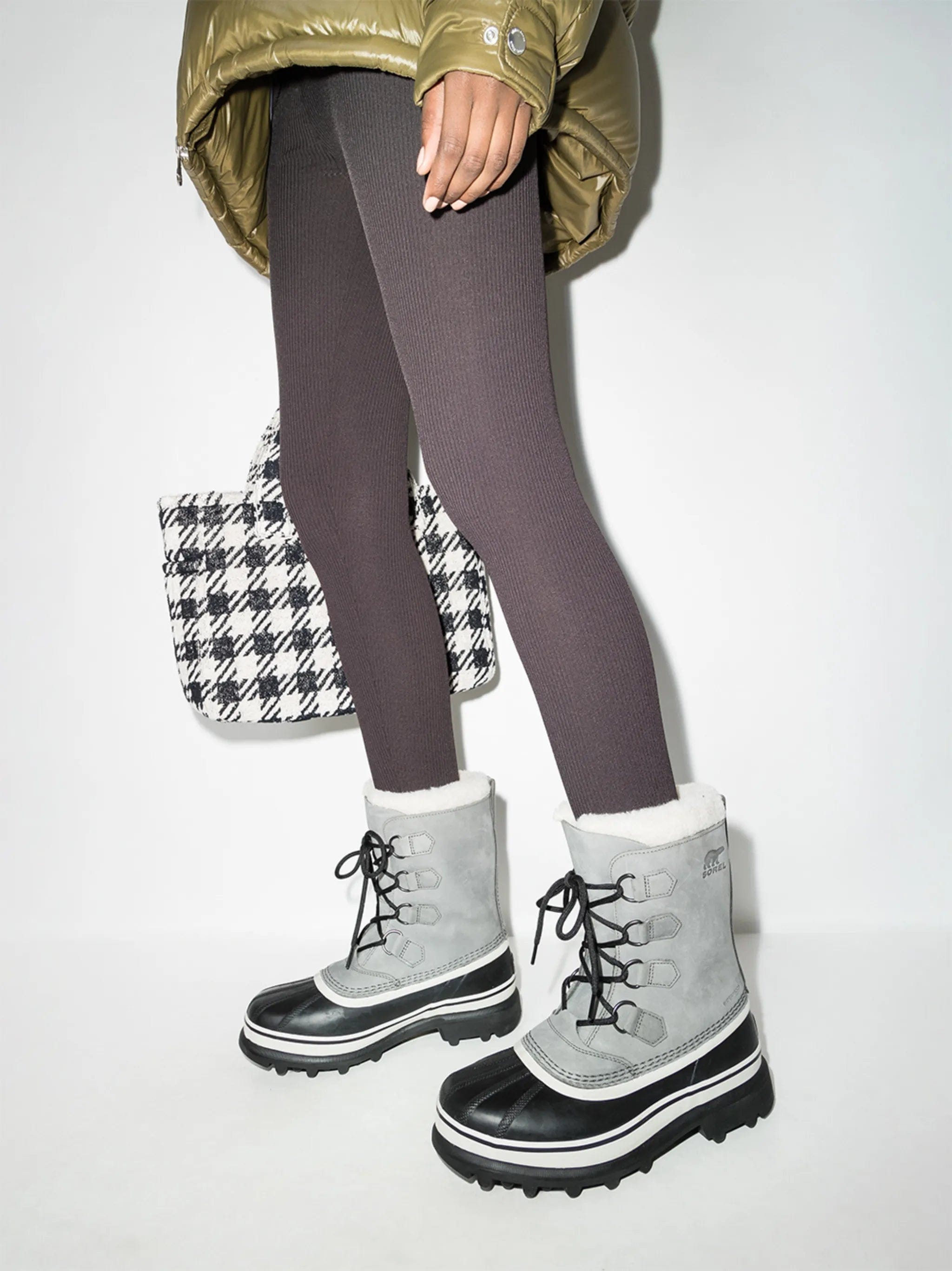 SOREL Caribou leather snow boots