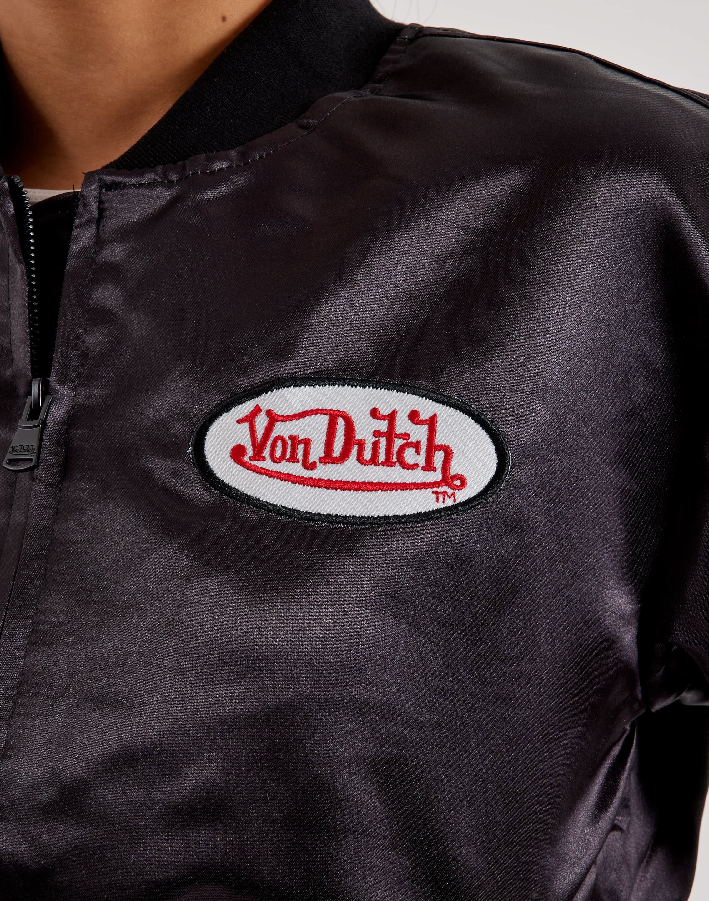 Von Dutch Satin Flight Jacket