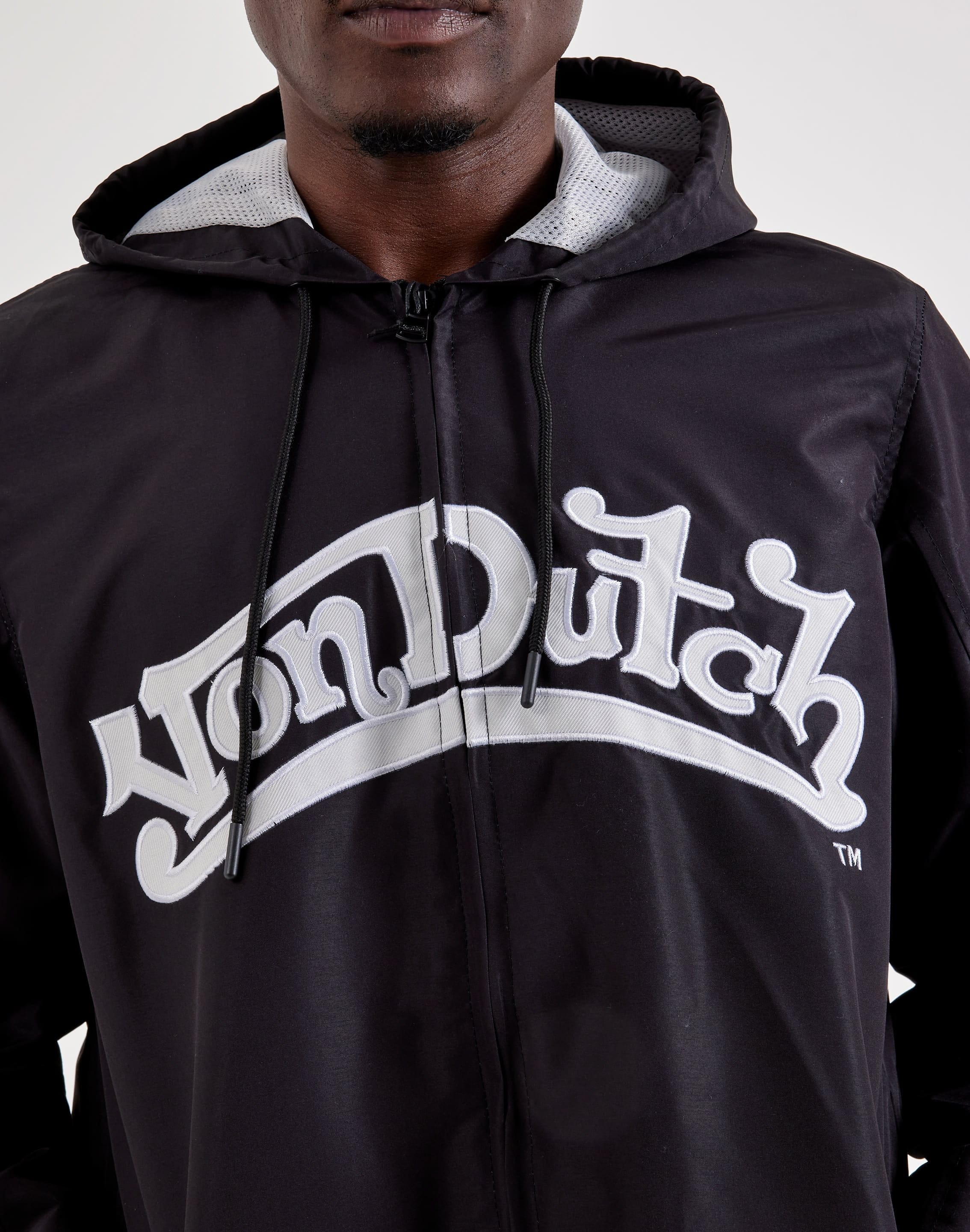 Von Dutch Hooded Windbreaker Jacket