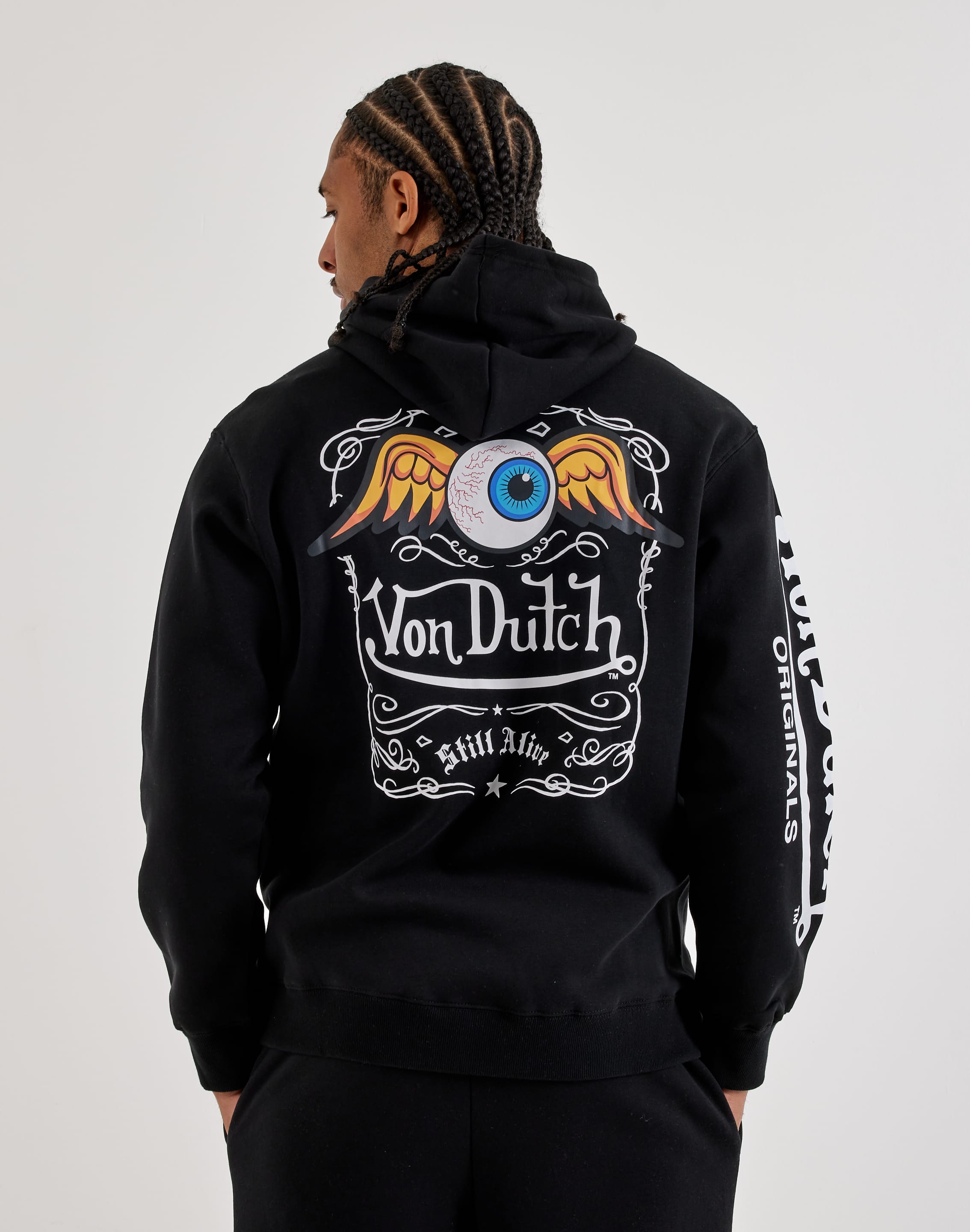 Von Dutch Originals Flying Eye Pullover Fleece Hoodie