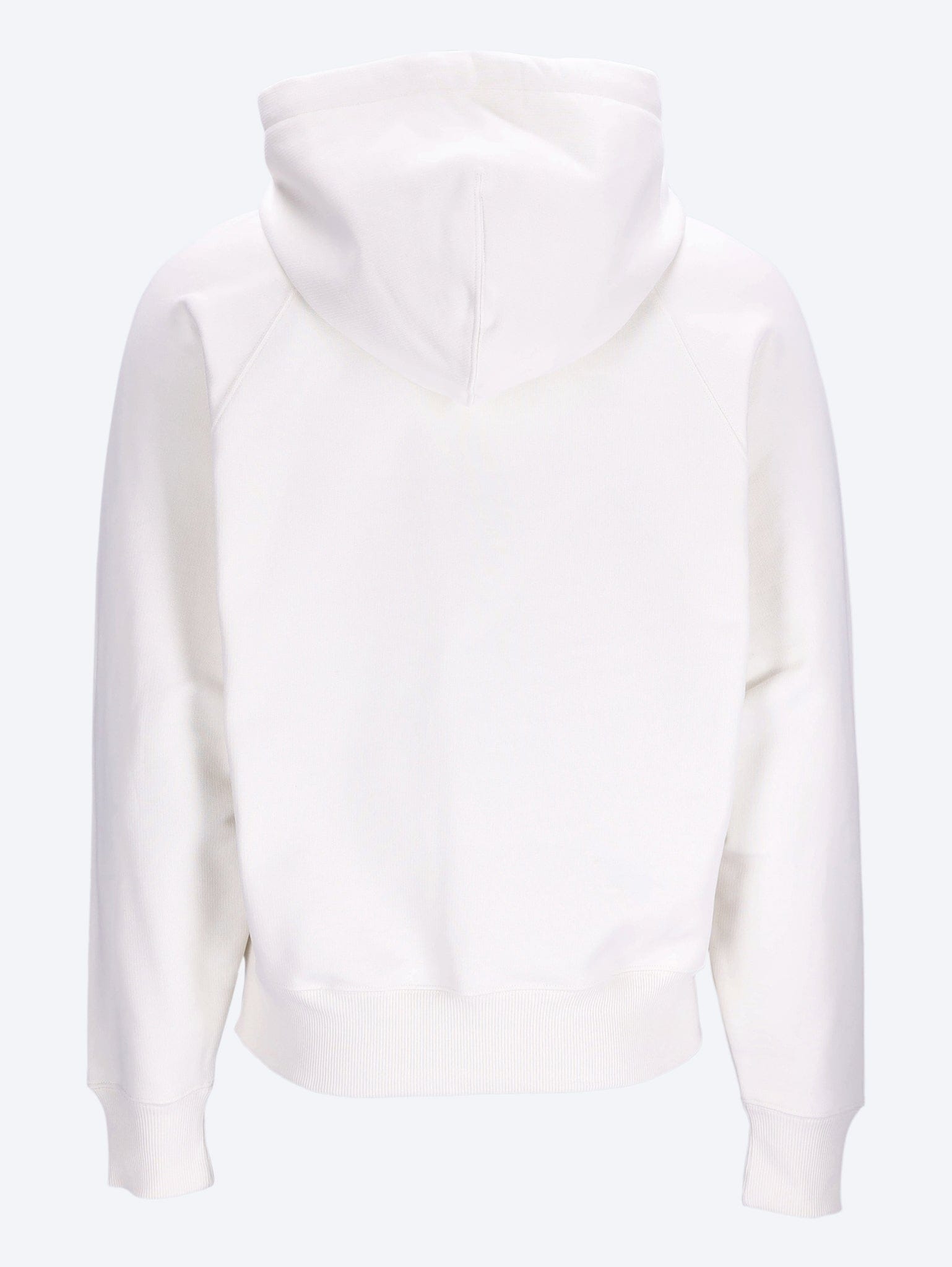 AMI Zipped hoodie with tonal embossed ami de coeur