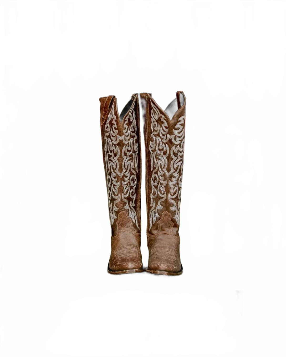 Chocolate Women's Wide Calf Suede Boot In Chocolate