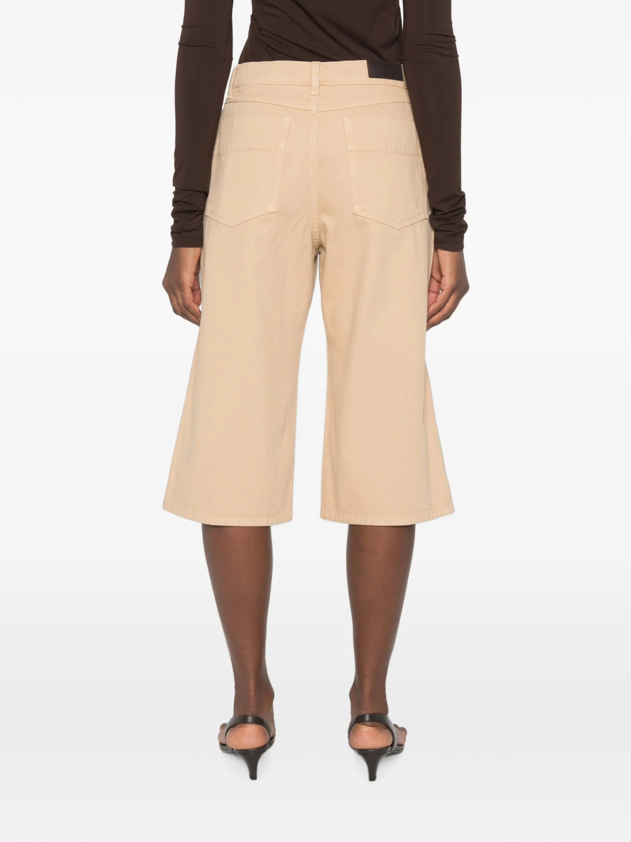 Lemaire wide - leg denim shorts