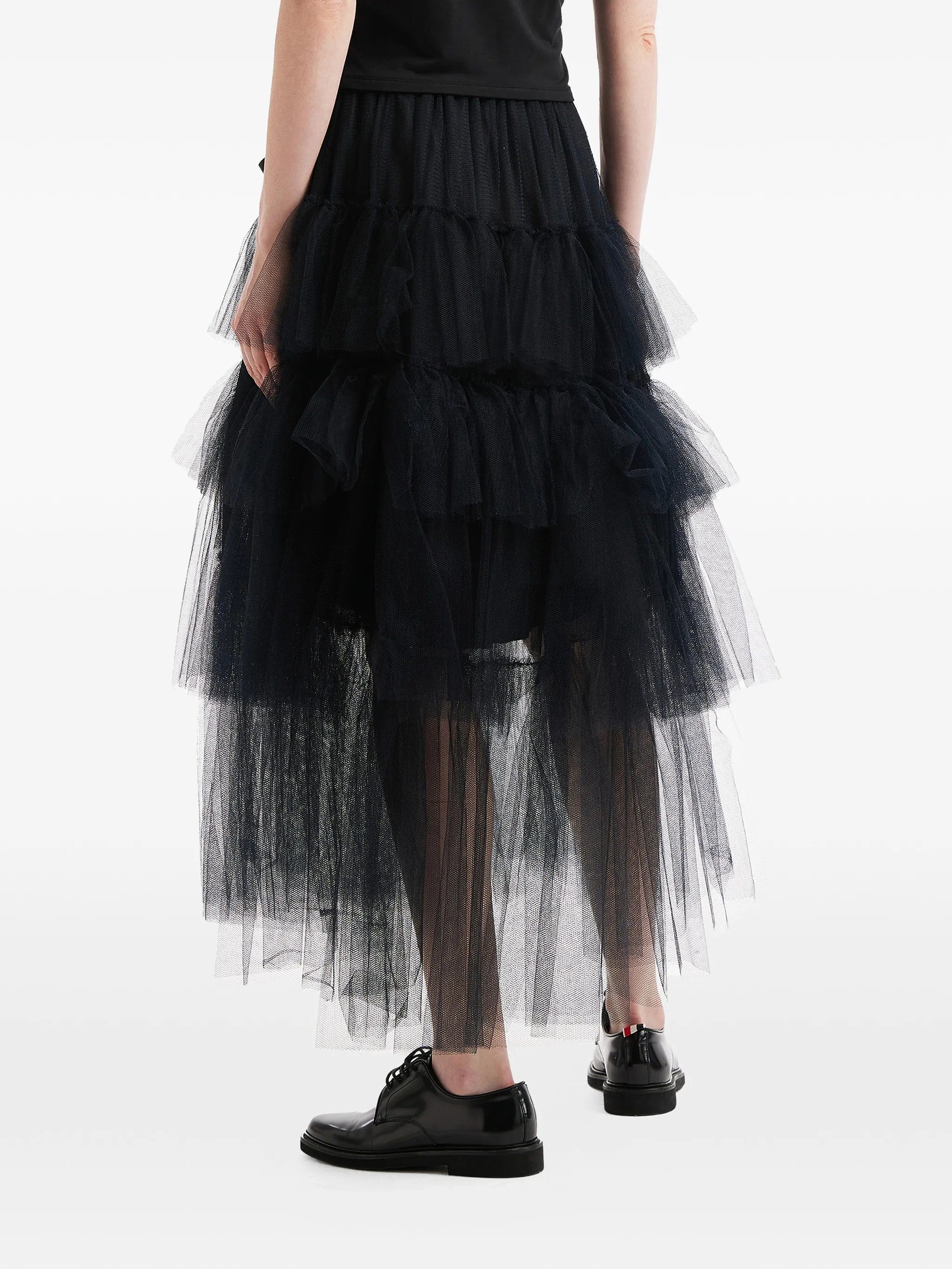 Simone Rocha tiered ribbon midi skirt