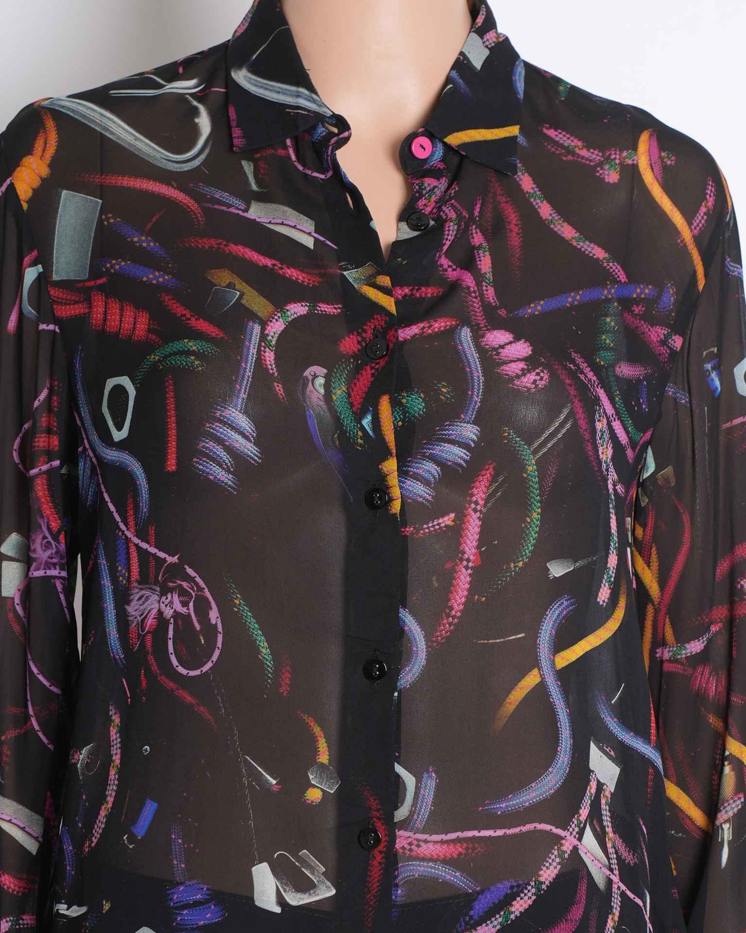 Paul smith sheer printed shirt