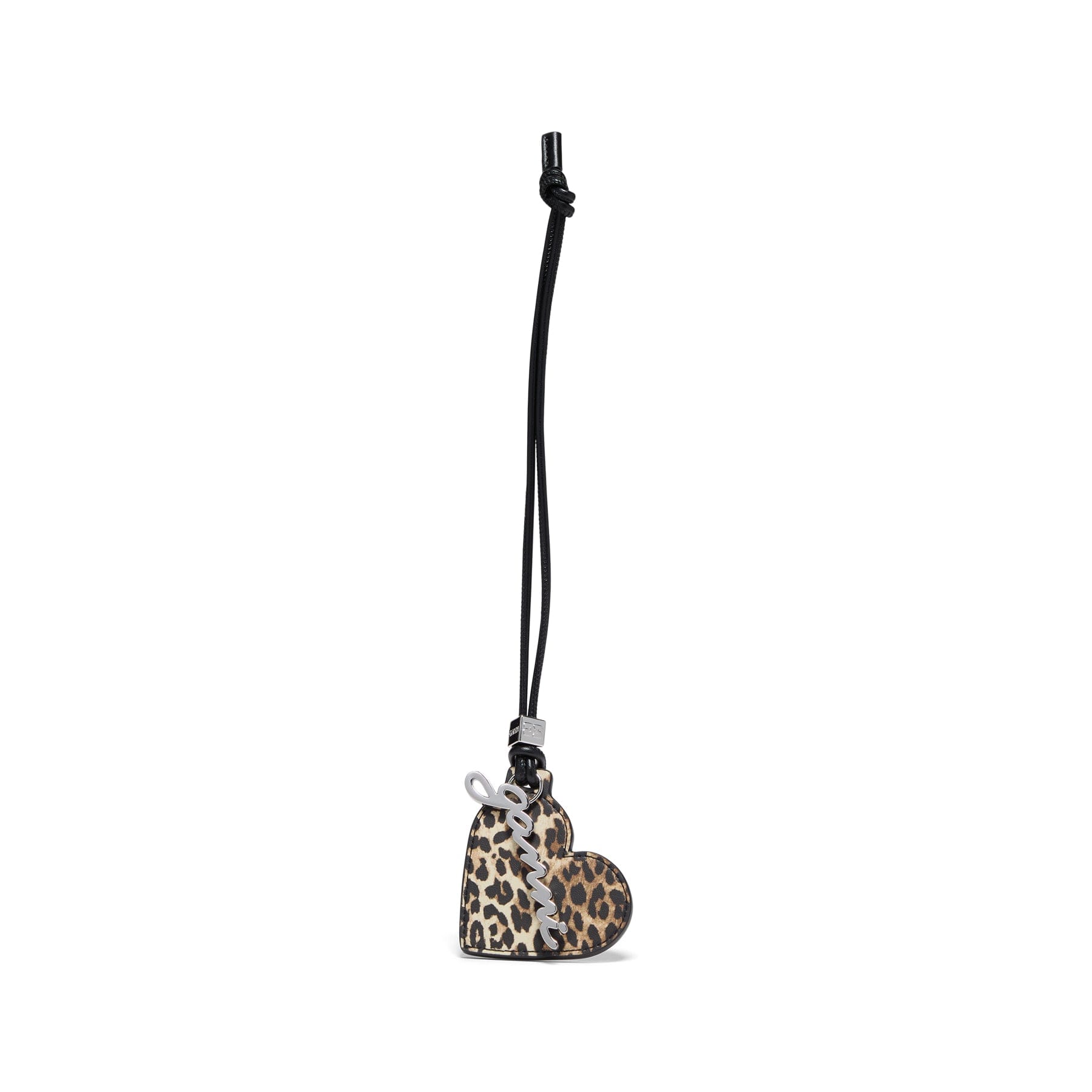 GANNI Bou Heart Mirror Print (Leopard)