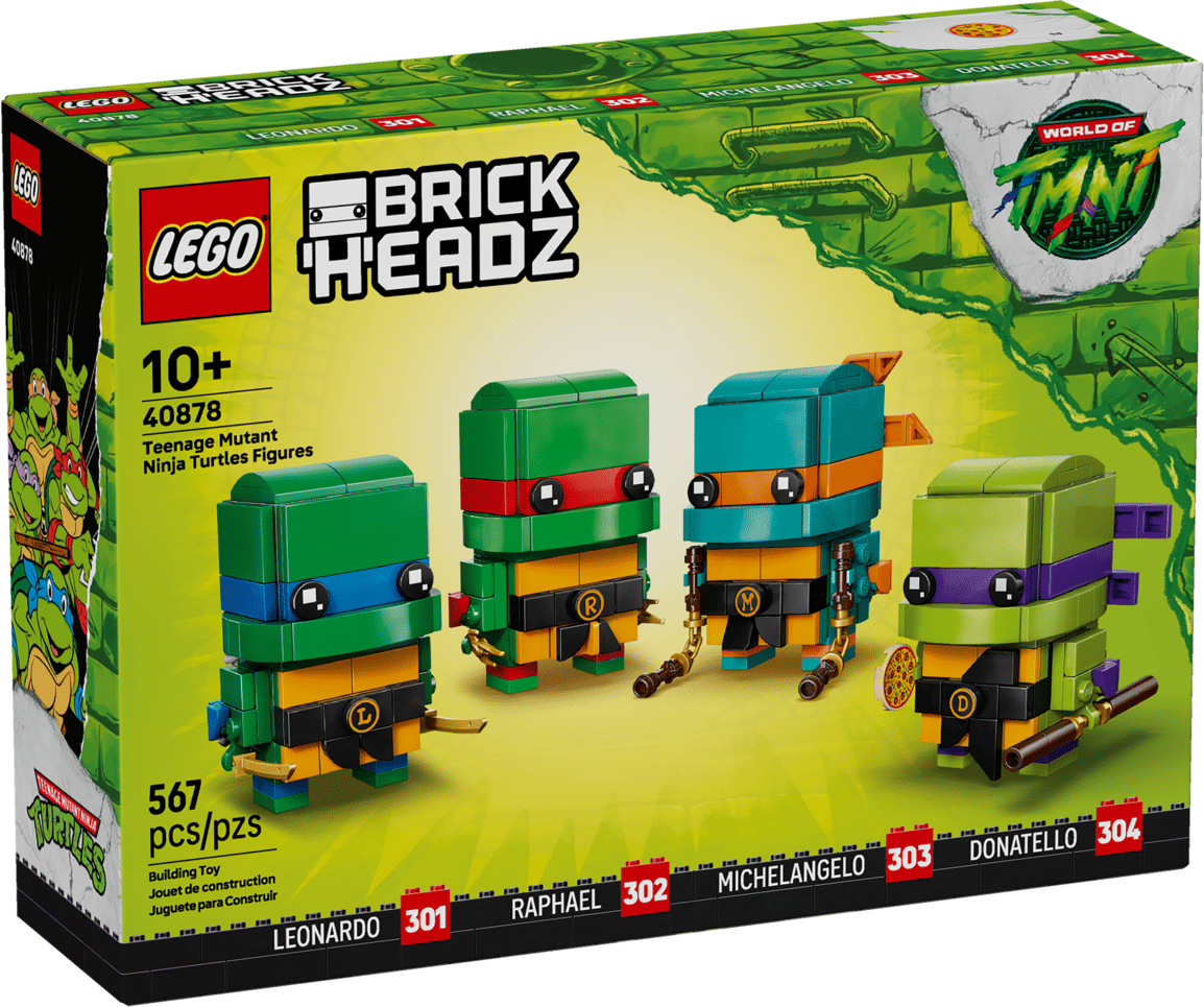 Brickheadz Teenage Mutant Ninja Turtles Figures 40878 - 1