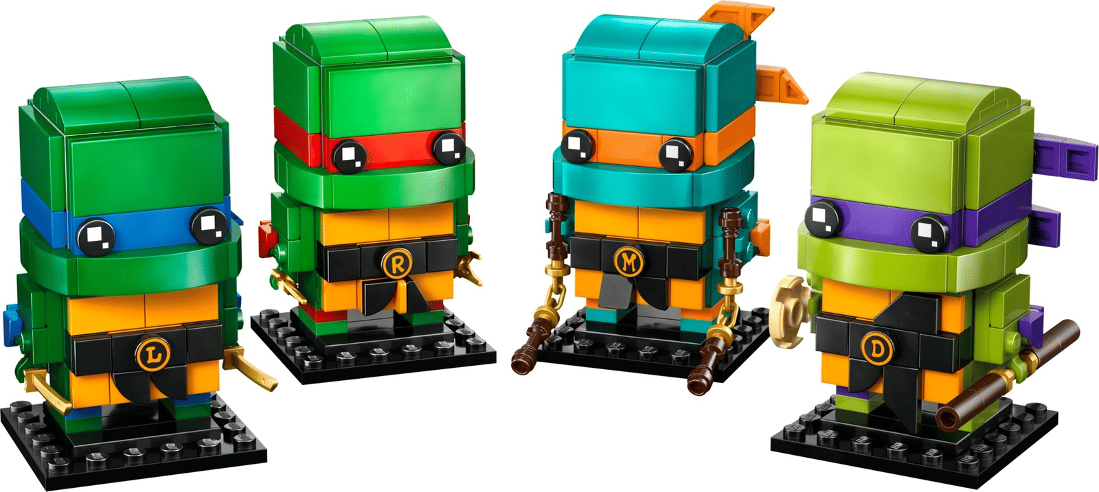 Brickheadz Teenage Mutant Ninja Turtles Figures 40878 - 1