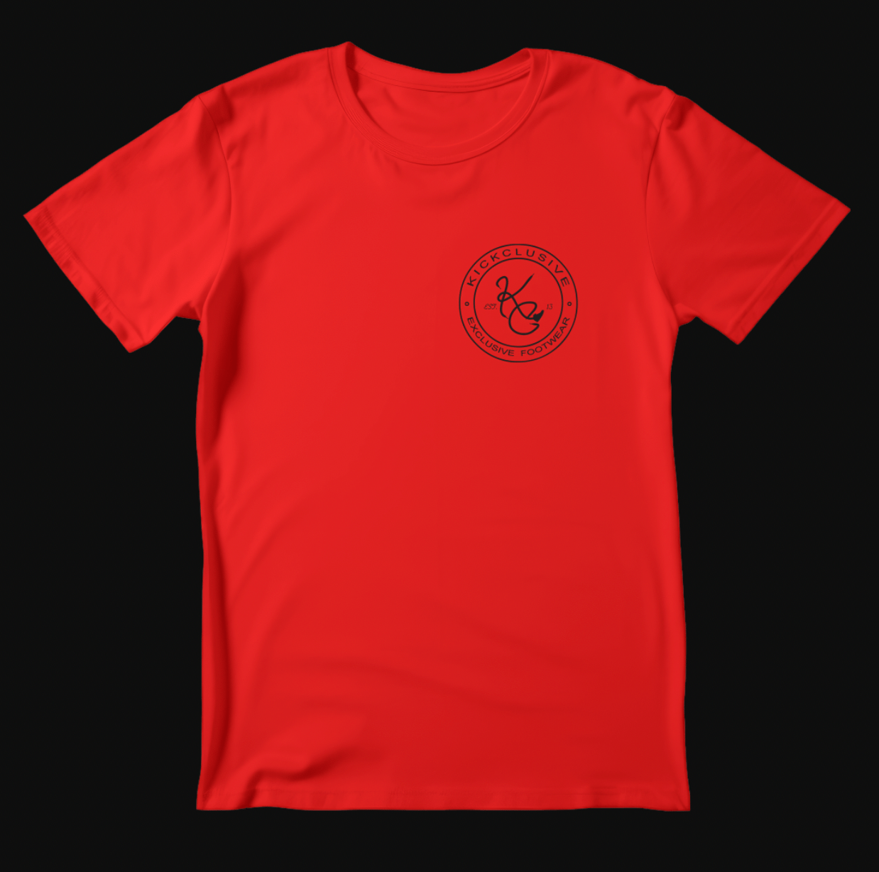 KICKCLUSIVE NYC BASIC BLACK RED