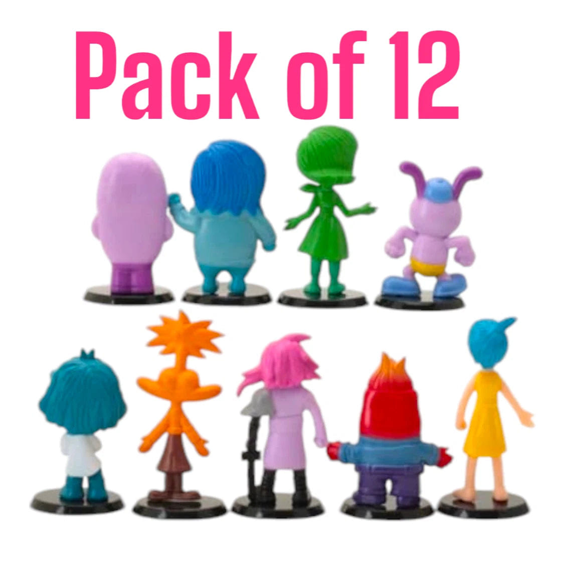 Action Inside Out 2 Anxiety & Anger Figures – 12PCS PVC Action Figure Toy Set