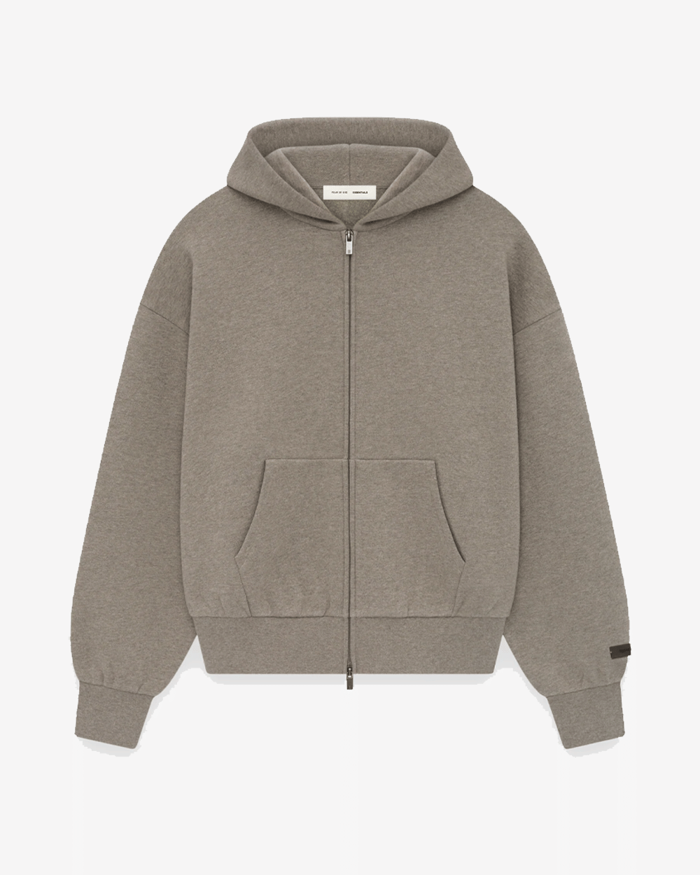 FOG ESSENTIALS HOLIDAY24 CLASSIC FULL ZIP UP HOODIE HOMESTEAD HEATHER