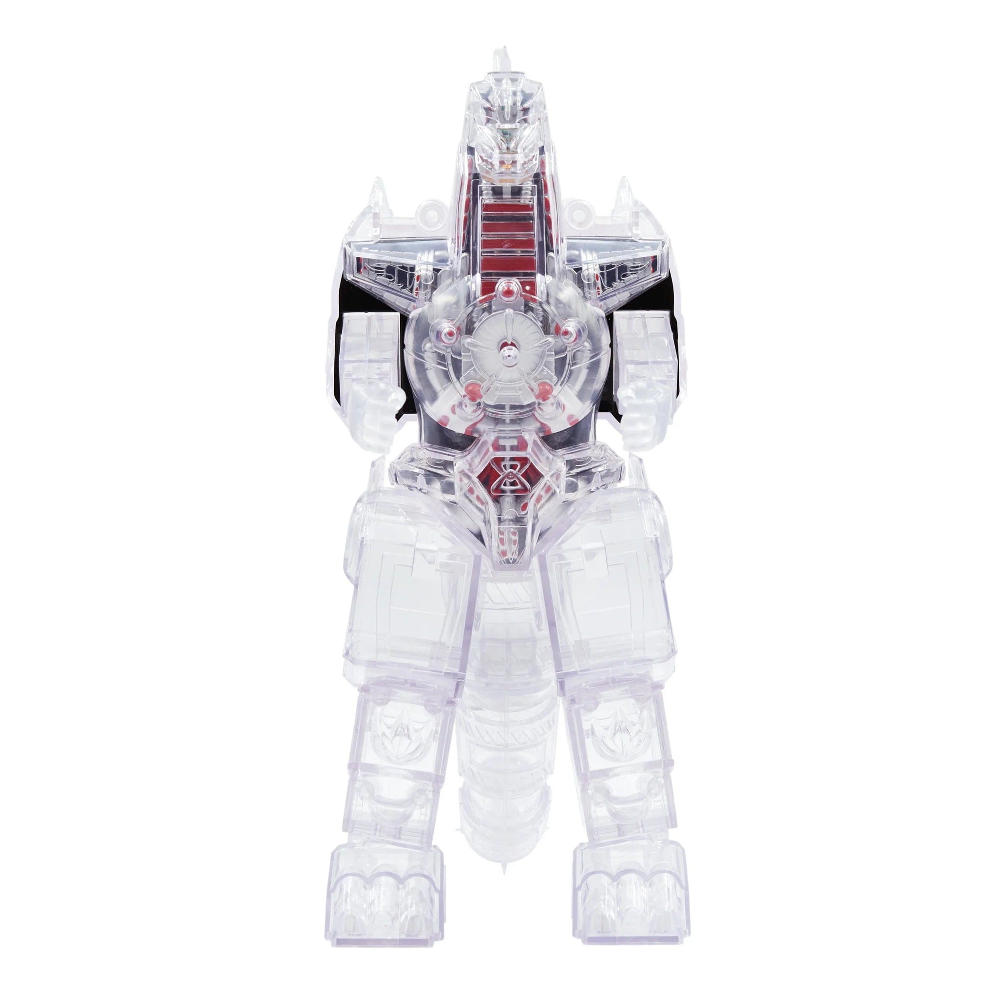 Power Rangers Super7 Mighty Morphin Power Rangers Super Cyborg Dragonzord Action Figure (Clear)