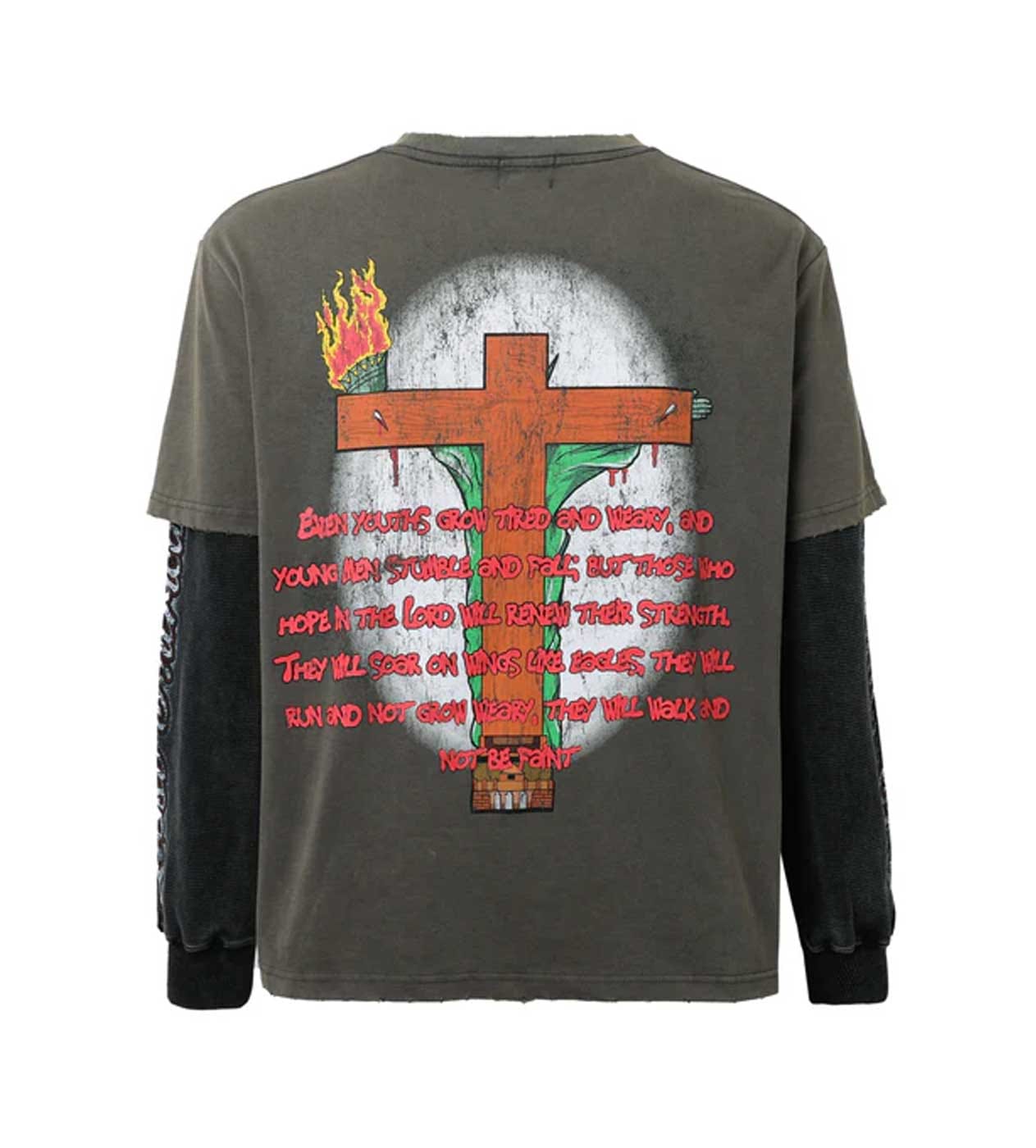 Lost Intricacy Liberty Thermal Long Sleeve Grey
