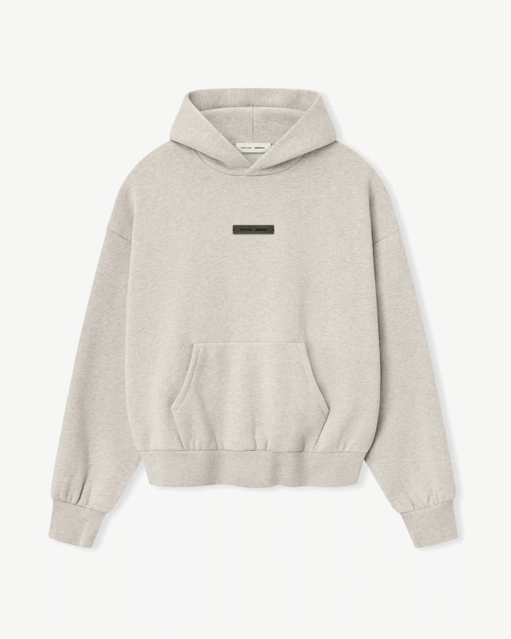 FOG ESSENTIALS SS25 CLASSIC HEATHER STONE HOODIE