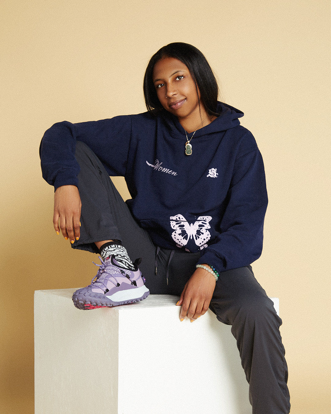 Sole Classics Disruption of Women Hoodie Navy
