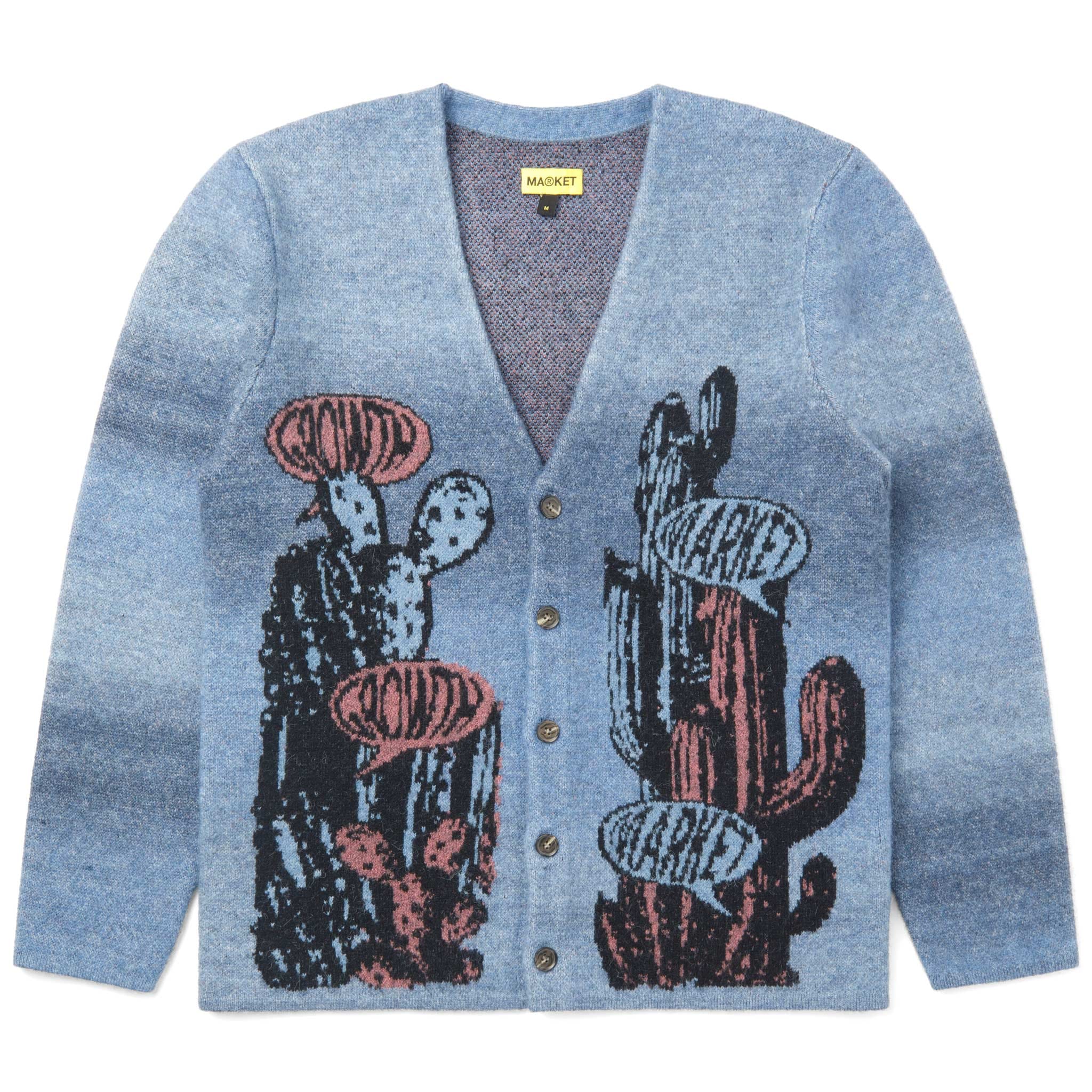 Market GROWTH MARKET JACQUARD CARDIGAN