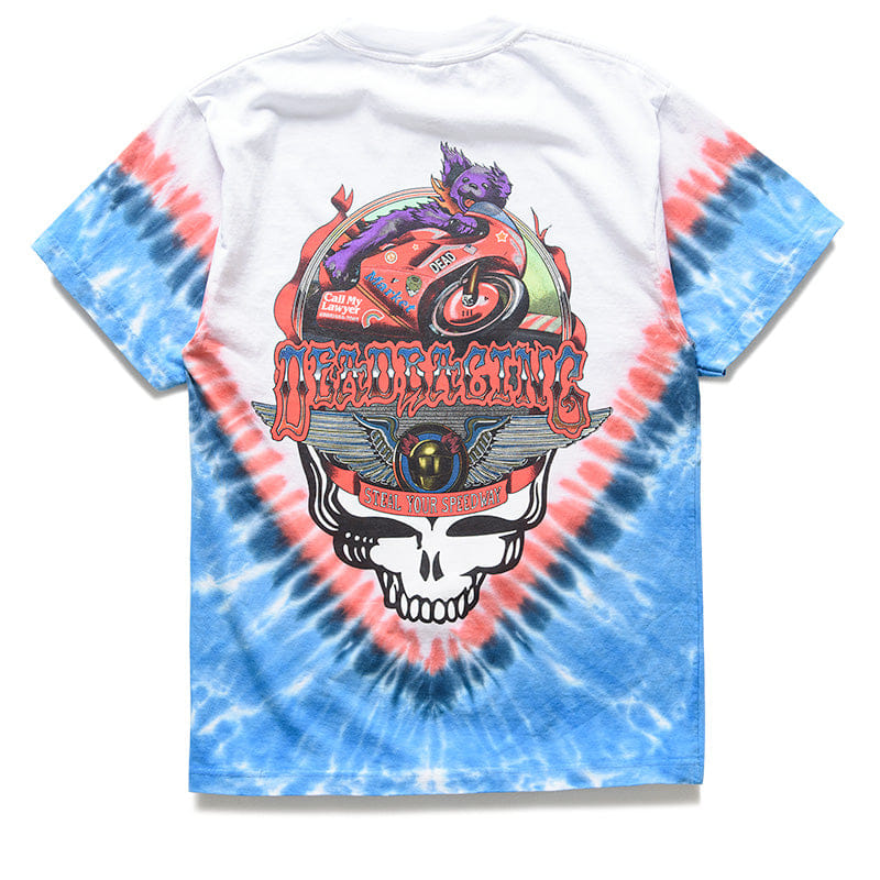 Market x Grateful Dead Tie Dye T-Shirt - White/Blue
