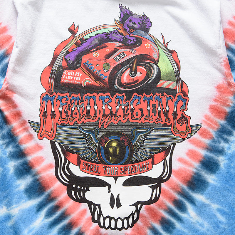 Market x Grateful Dead Tie Dye T-Shirt - White/Blue