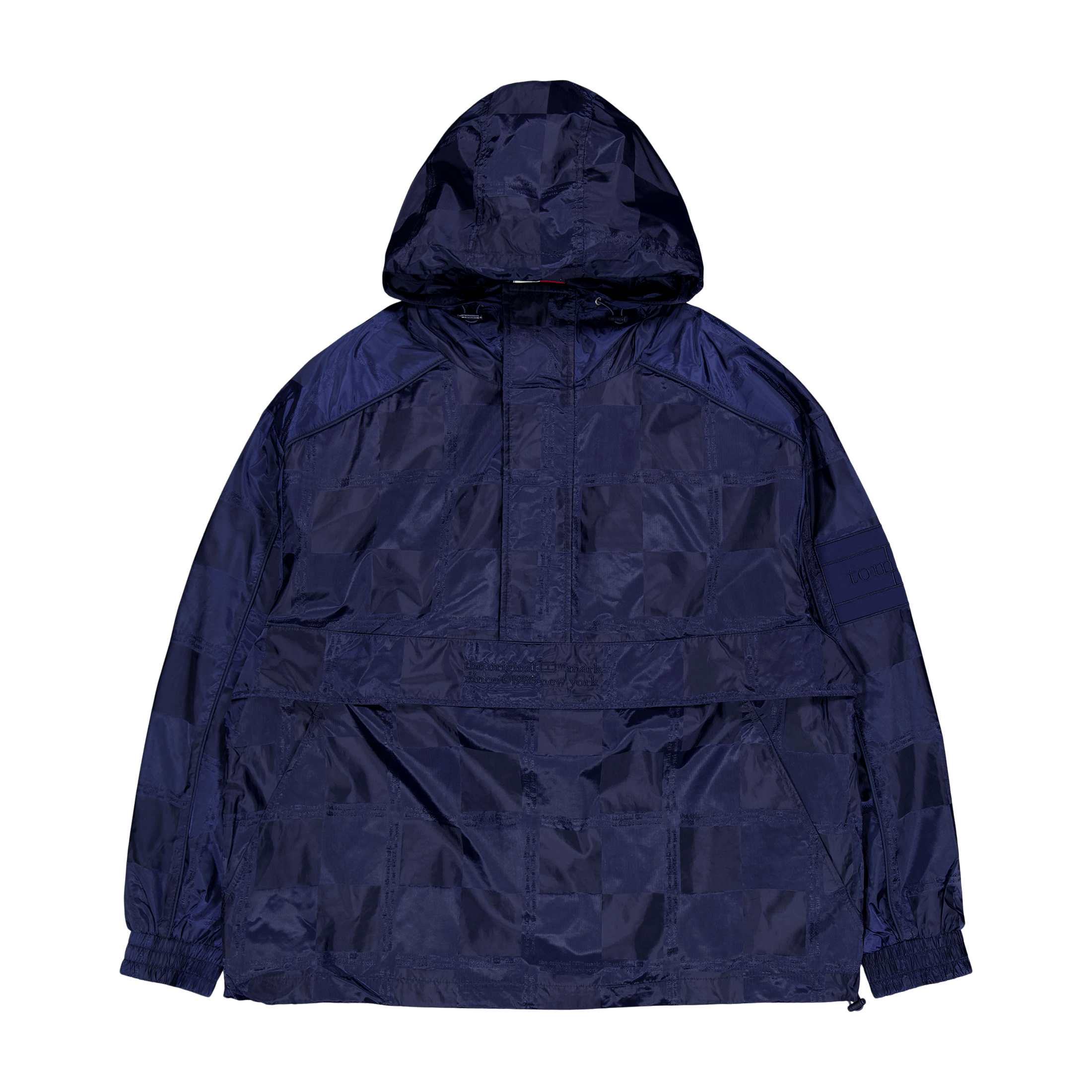 Tommy Jeans Tjcu Jaquard Chicago Popover Carbon Navy