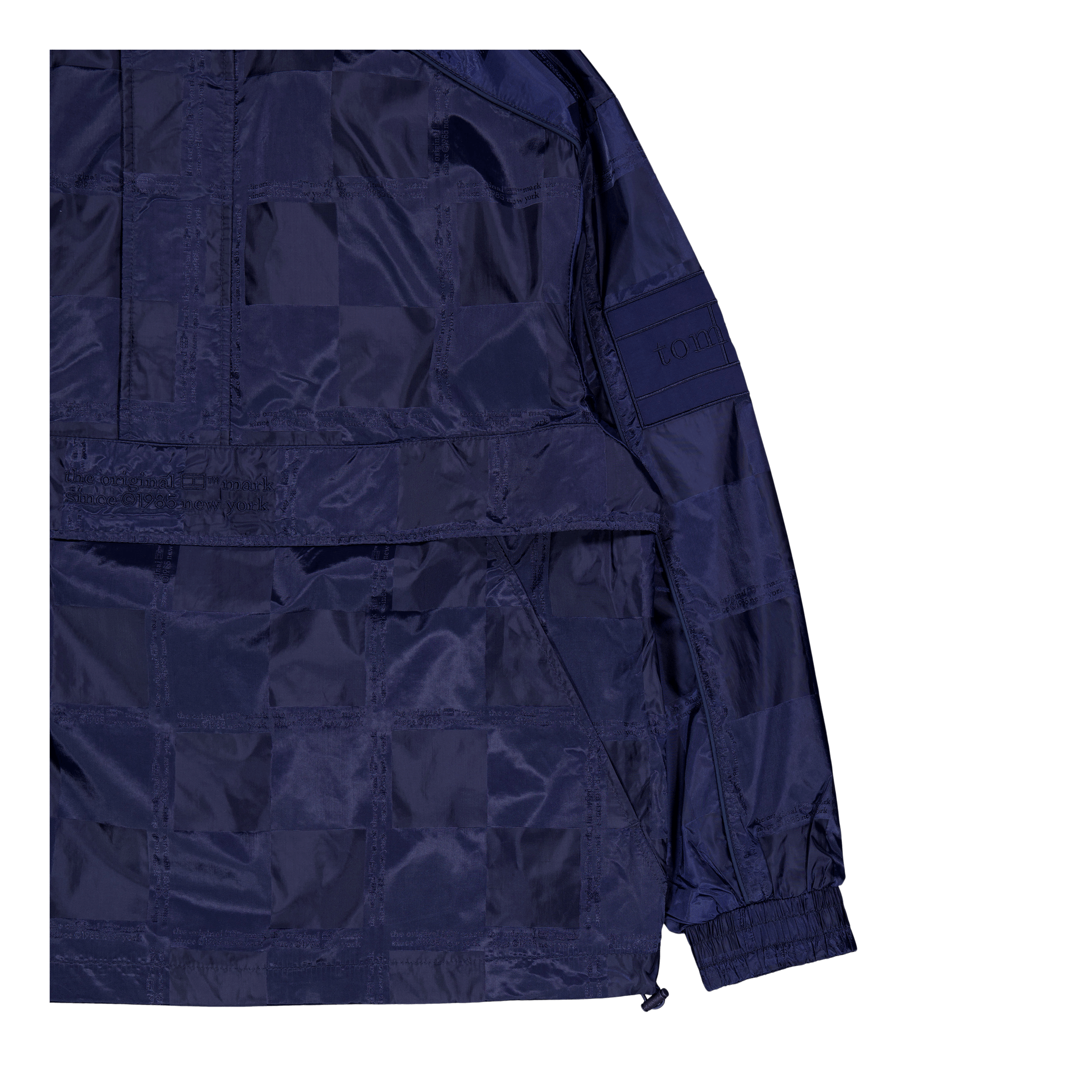 Tommy Jeans Tjcu Jaquard Chicago Popover Carbon Navy