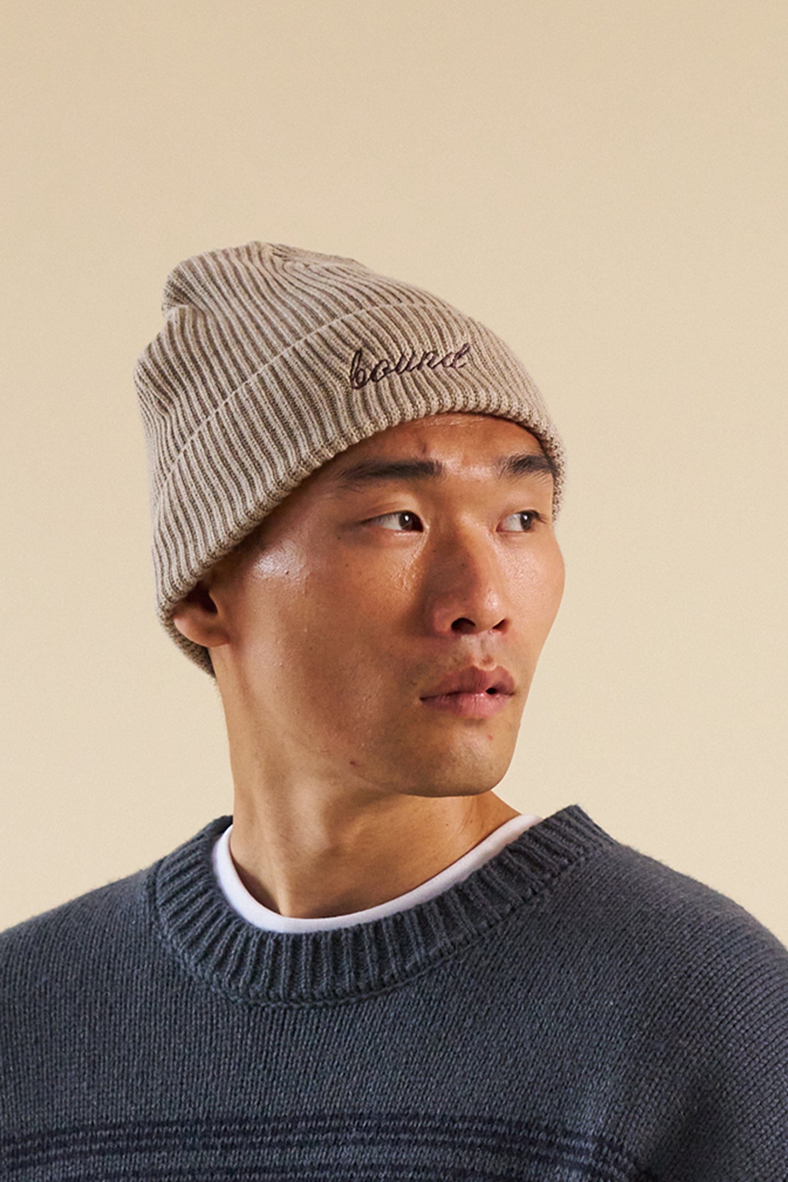 Bound Farnley Fisherman Ribbed Organic Beanie