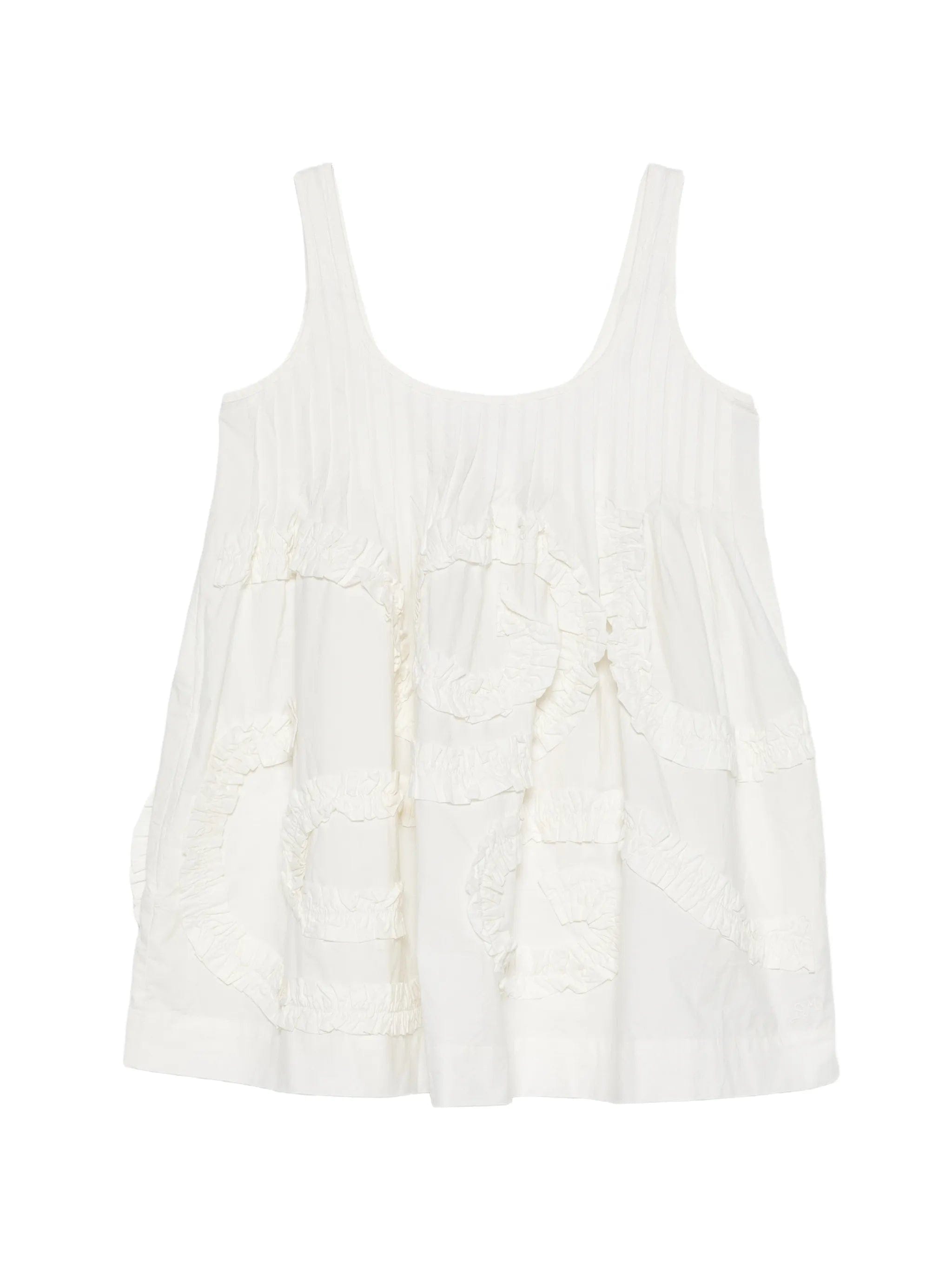 Damson Madder Stella ruffle - trimmed mini dress