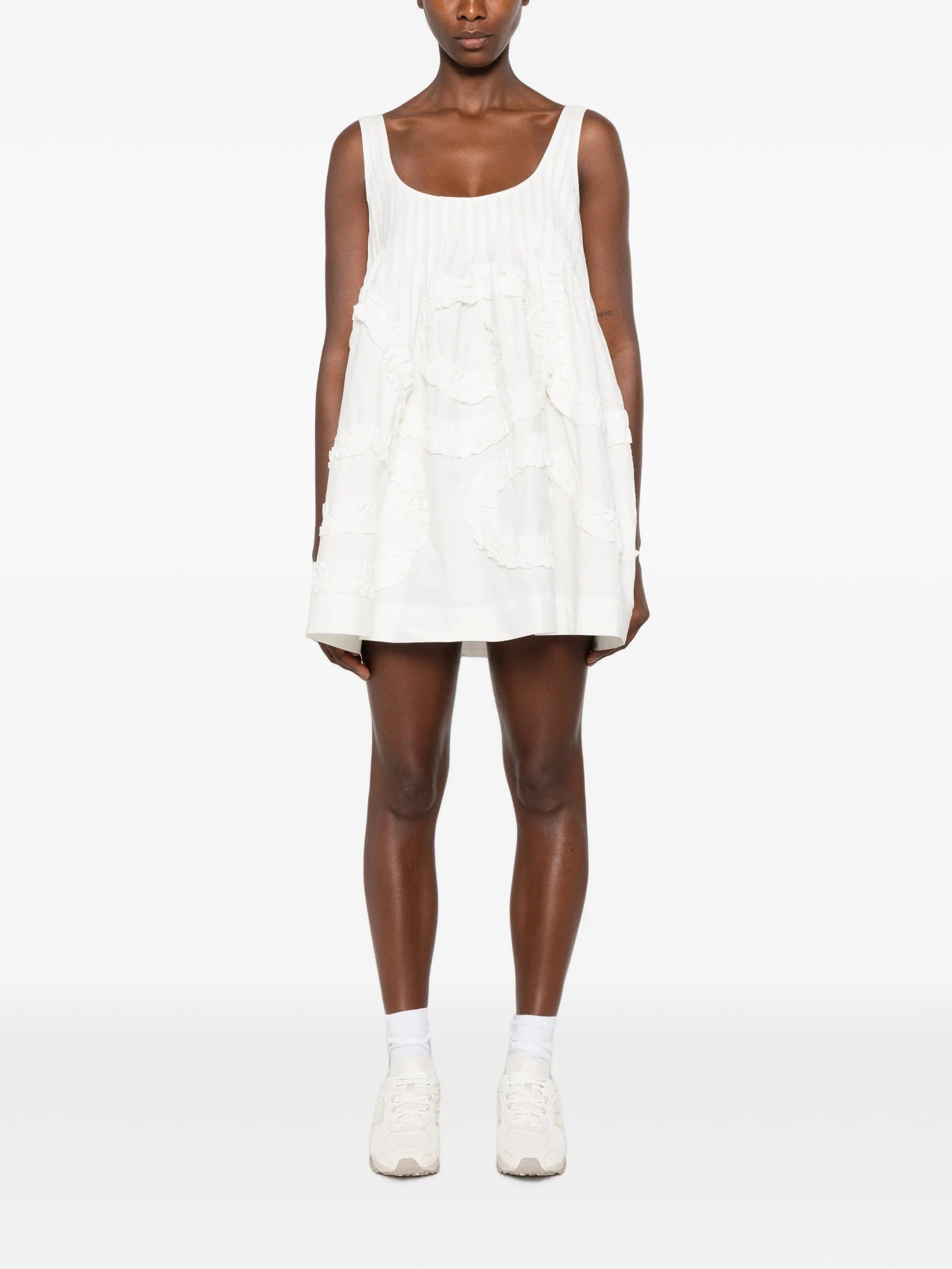 Damson Madder Stella ruffle - trimmed mini dress