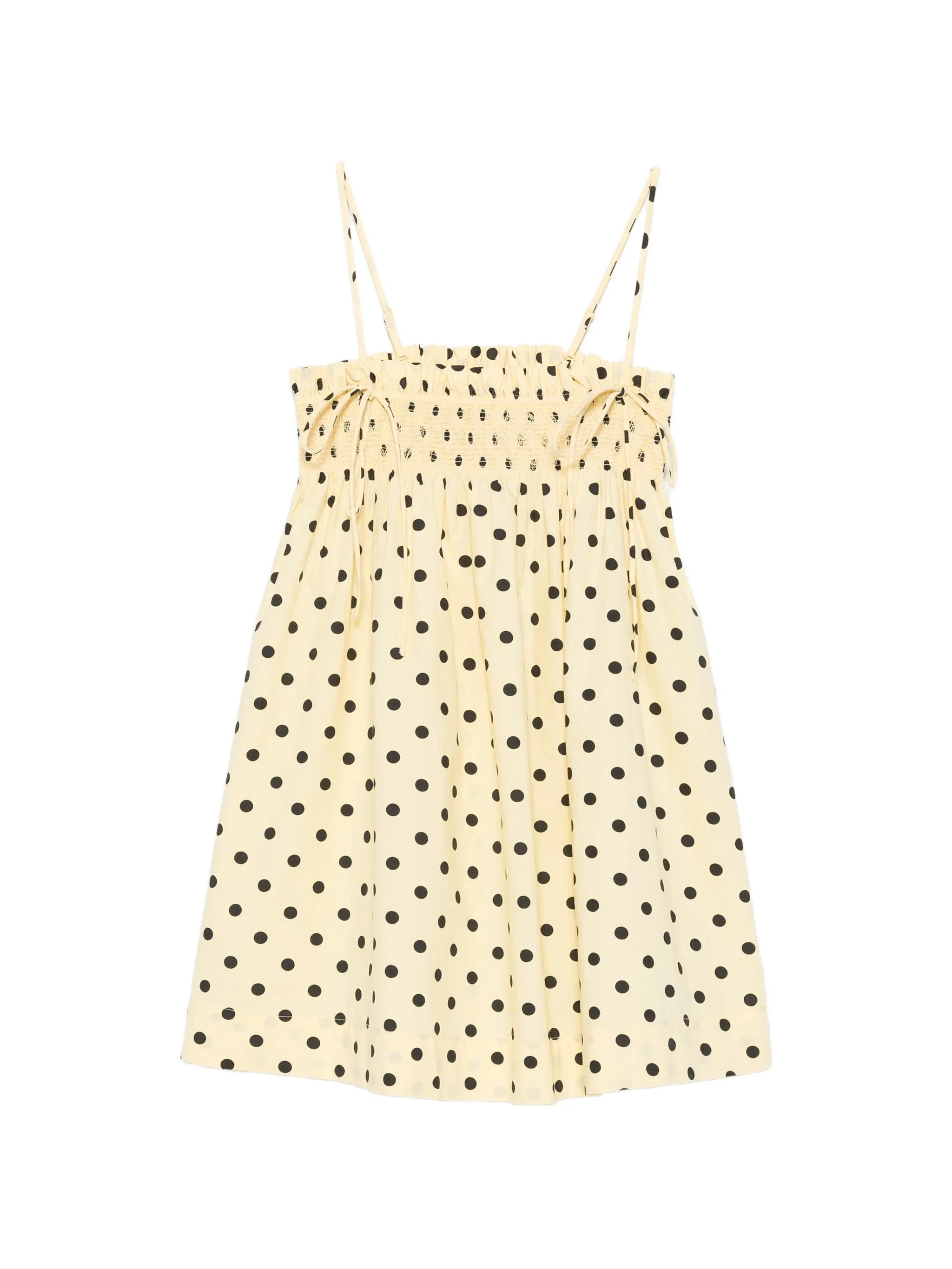 Damson Madder Lilo polka - dot mini dress