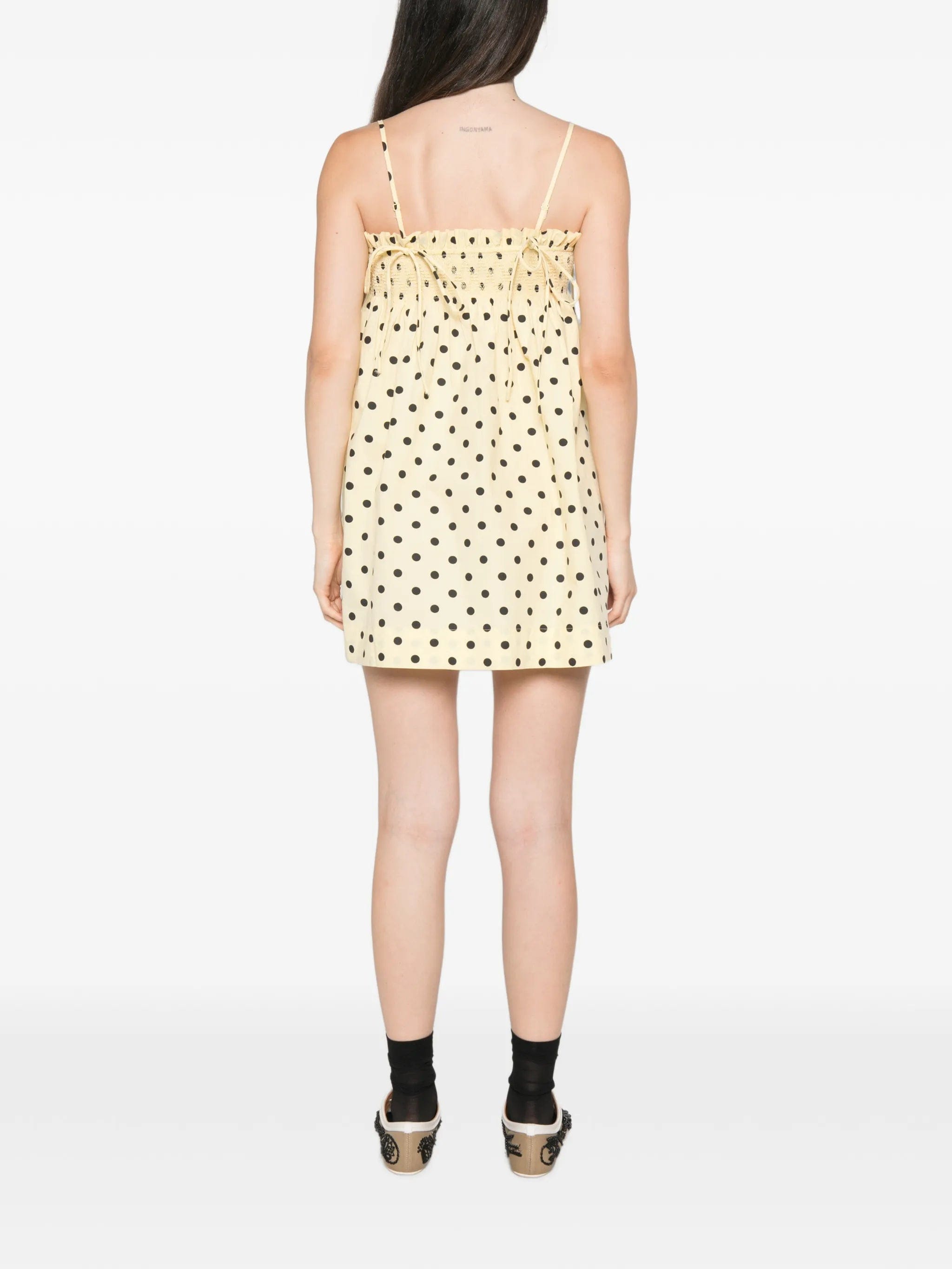 Damson Madder Lilo polka - dot mini dress