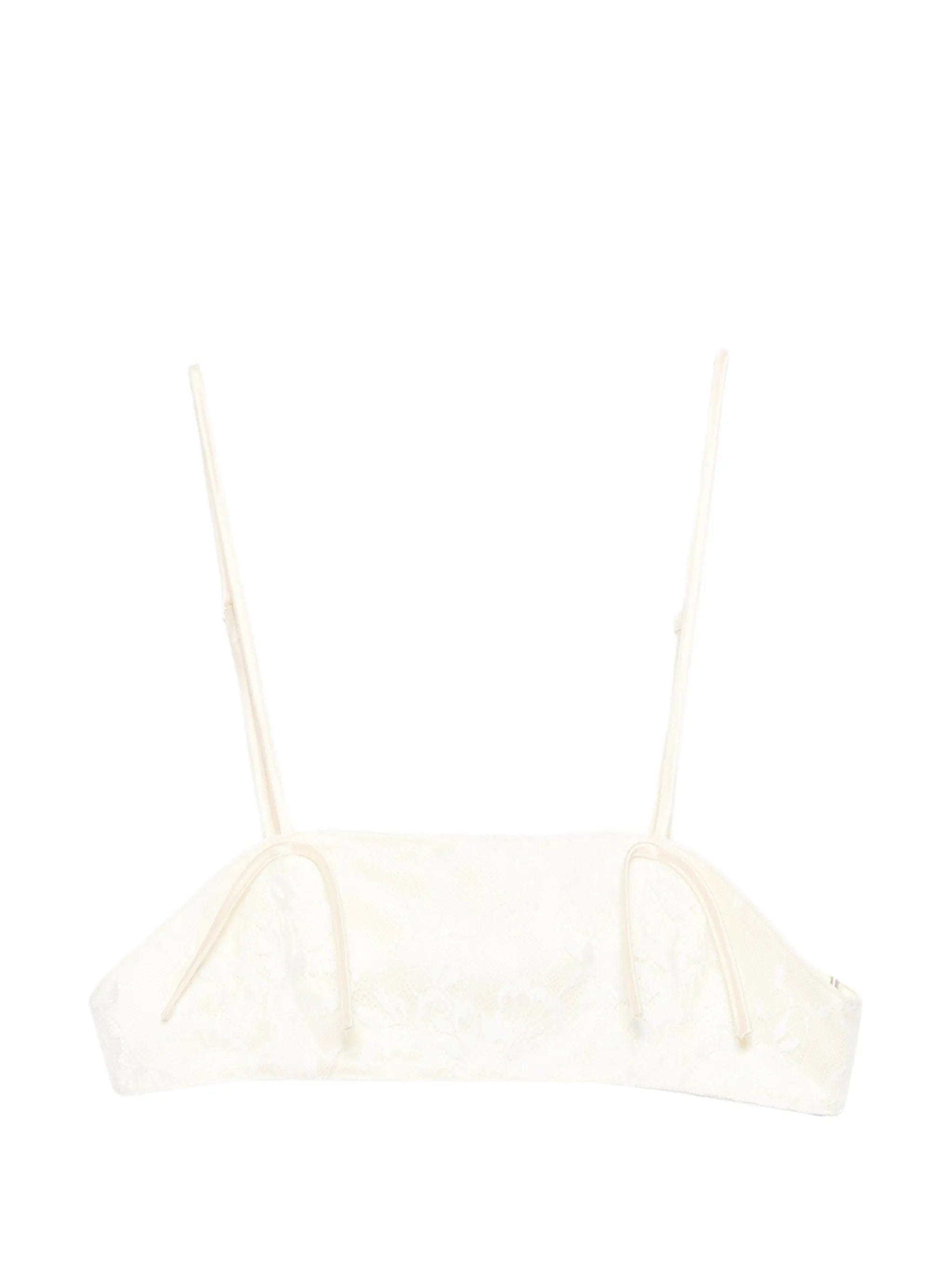 Aya Muse Eteri lace cropped top