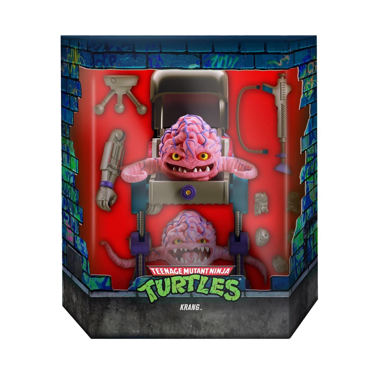 Super 7 Teenage Mutant Ninja Turtles Ultimates Krang Action Figure