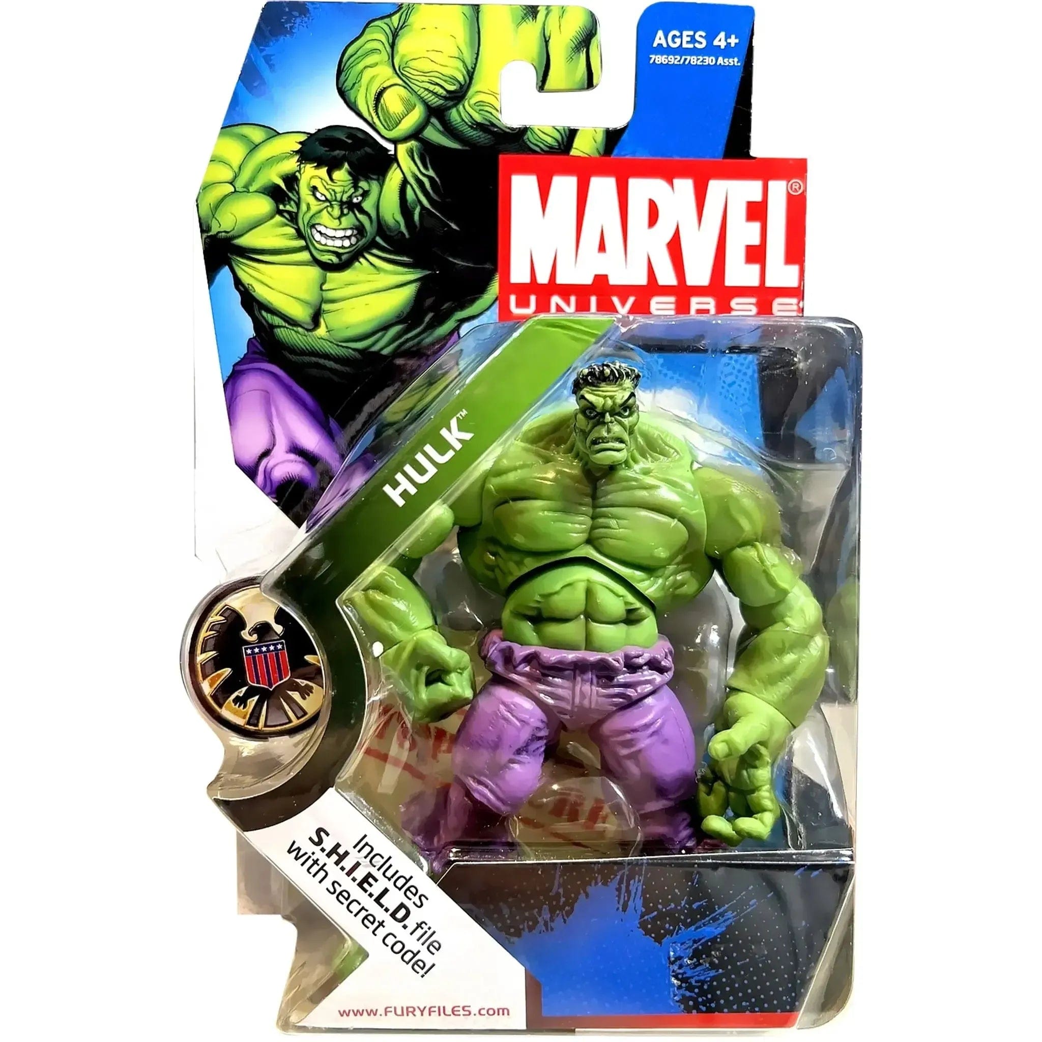 Hasbro Marvel Universe - Hulk Action Figure (3.75") - Hasbro - Marvel Universe Series 1 (013) - (2008)